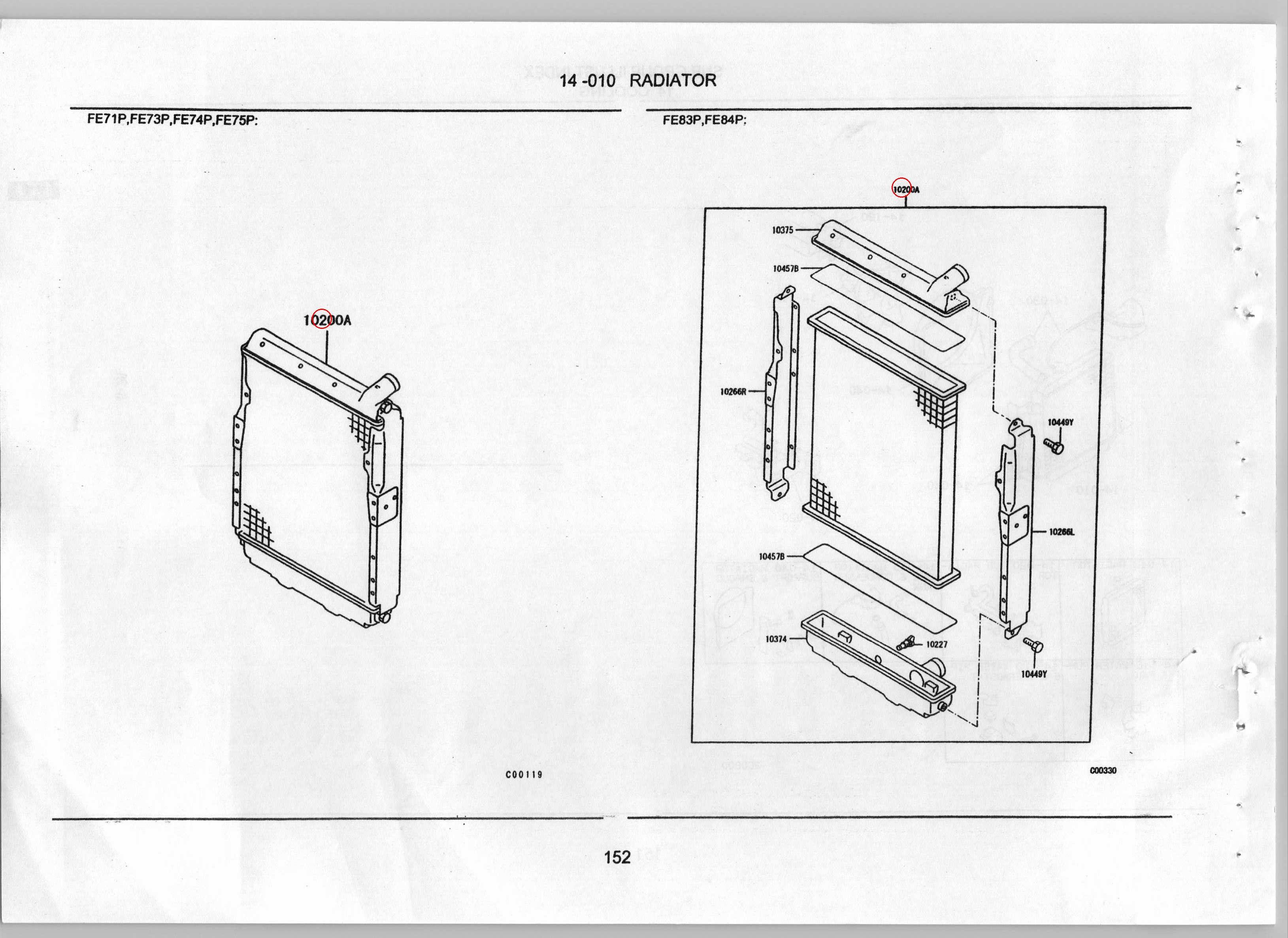 Diagram ME406045 RADIATOR ASSY - Mitsubishi