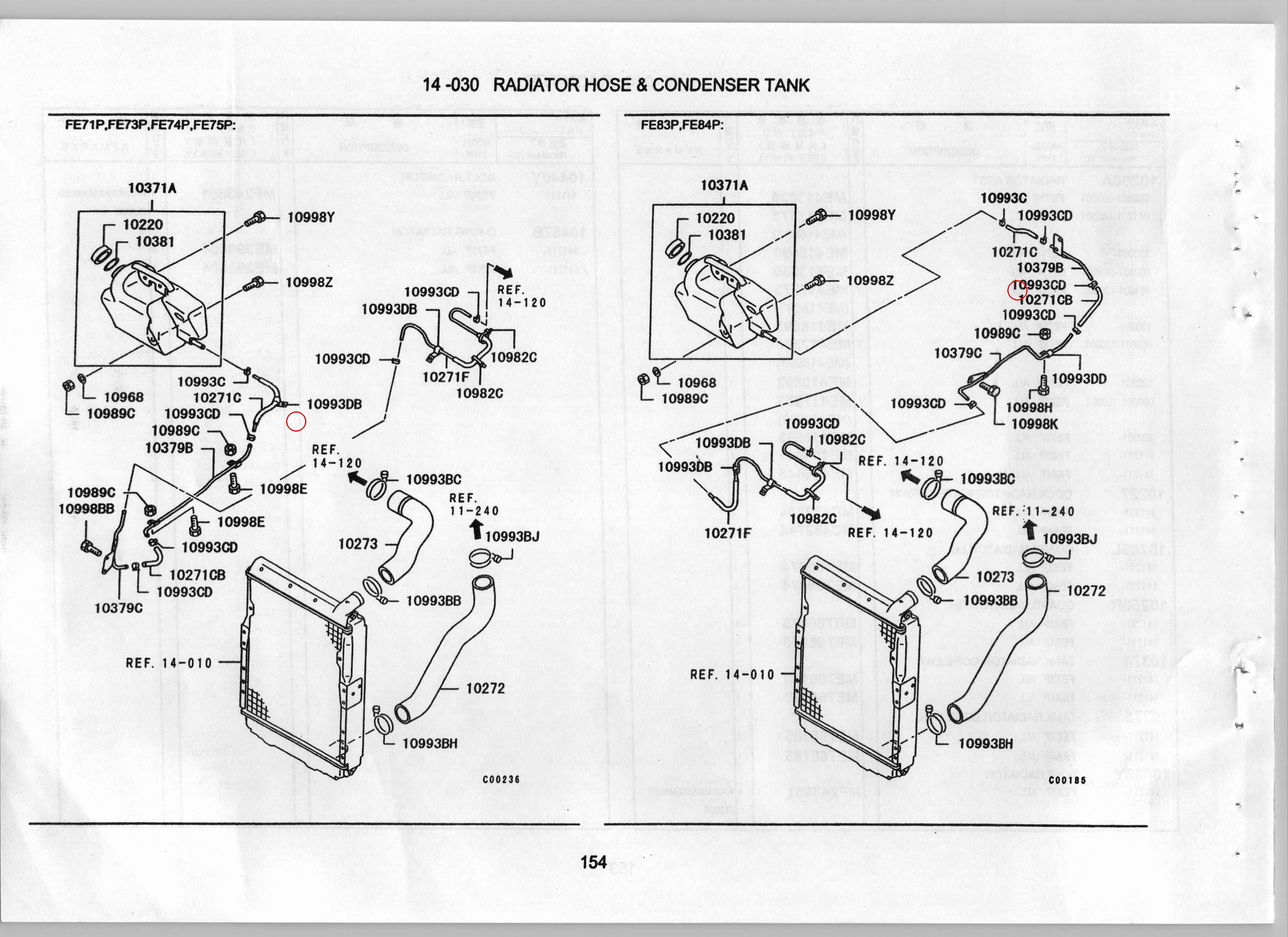 Diagram ML275685 TUBE, RADIATOR DRAIN - Mitsubishi