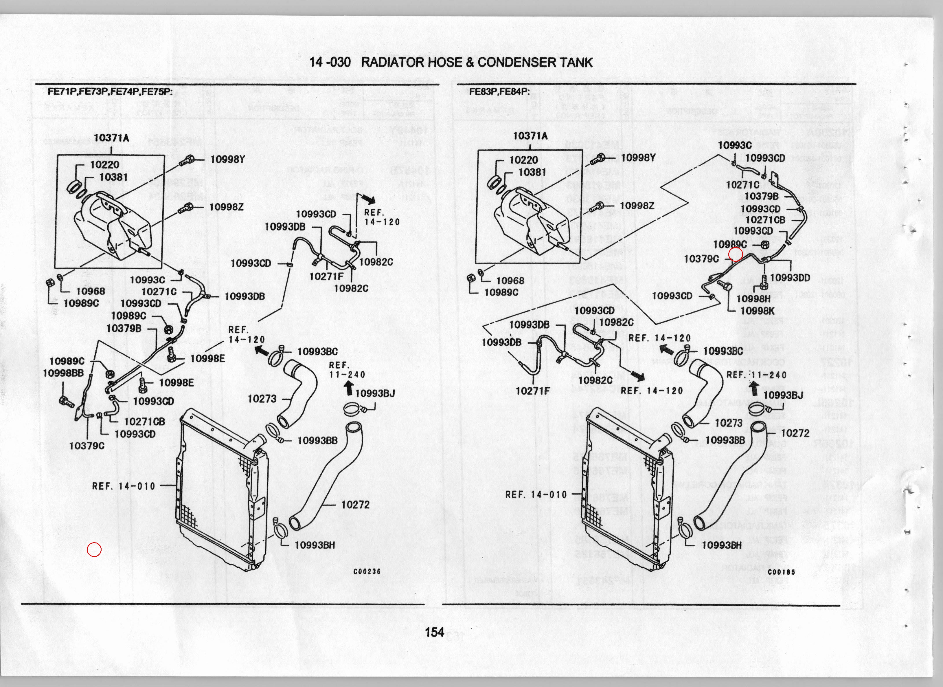 Diagram ME413689 TUBE, RADIATOR DRAIN - Mitsubishi