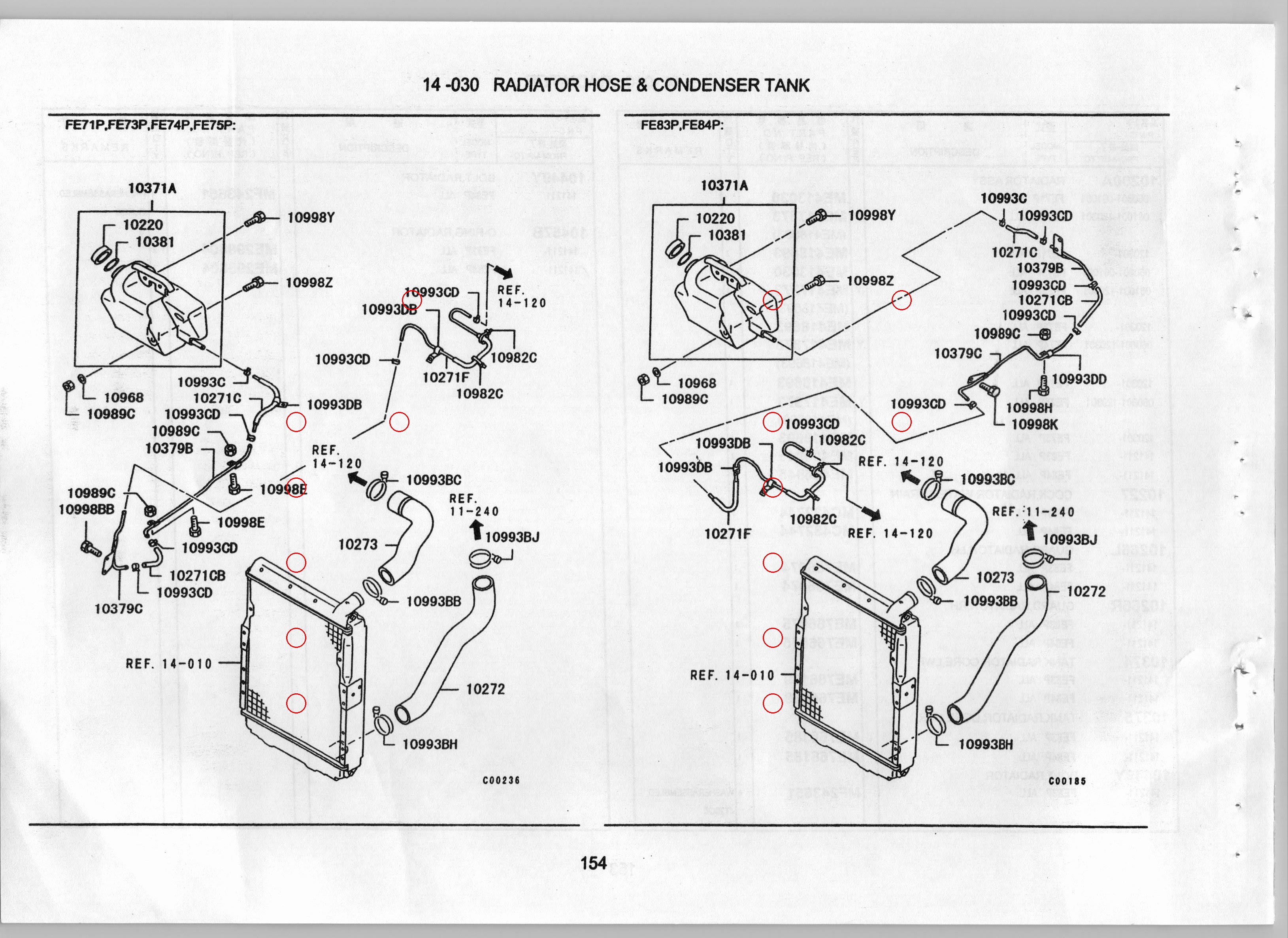 Diagram MS660205 CLIP,RADIATOR PIPING - Mitsubishi