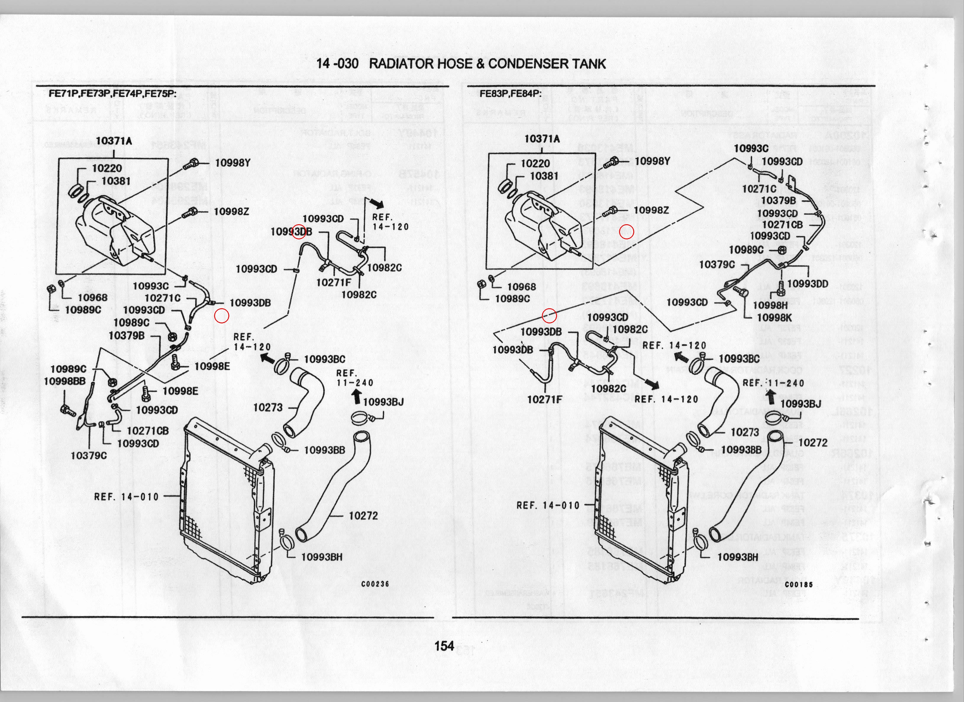 Diagram MS470059 CLIP,RADIATOR PIPING - Mitsubishi