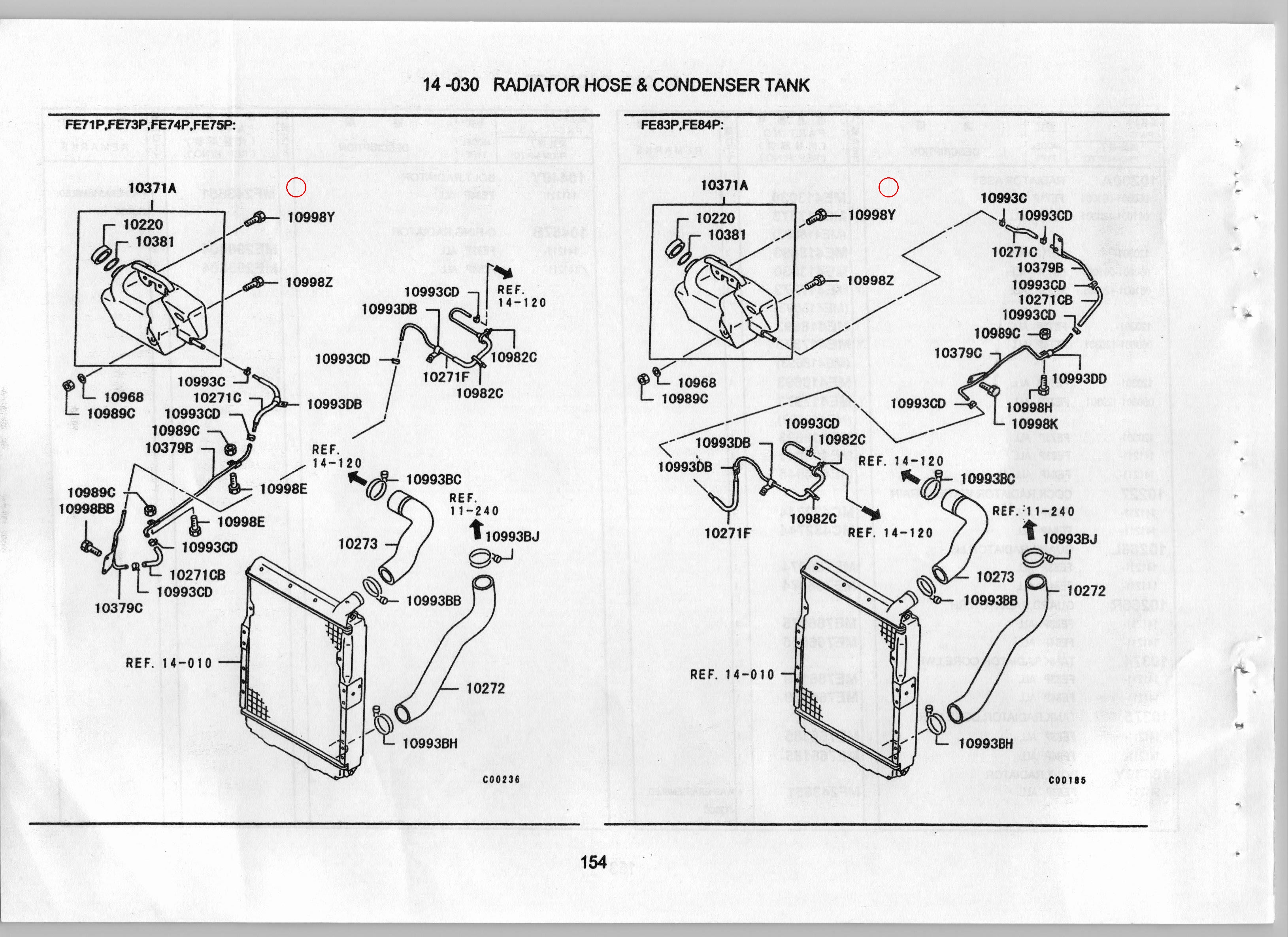 Diagram MF247251 BOLT,RADIATOR PIPING - Mitsubishi