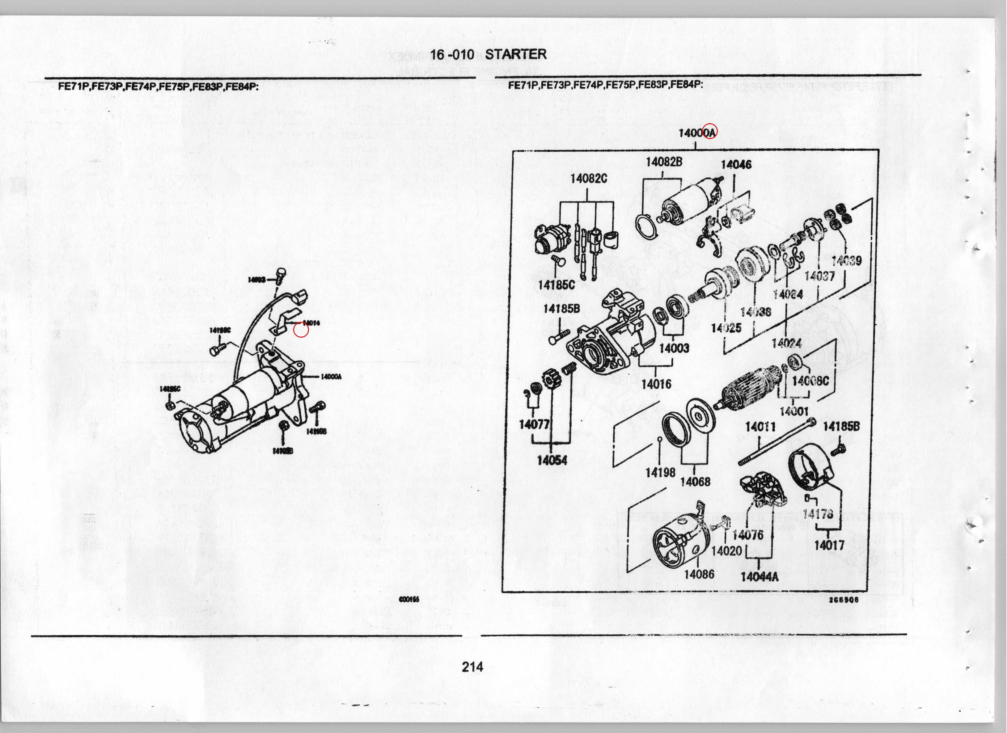 Diagram ME228741 STARTER ASSY - Mitsubishi