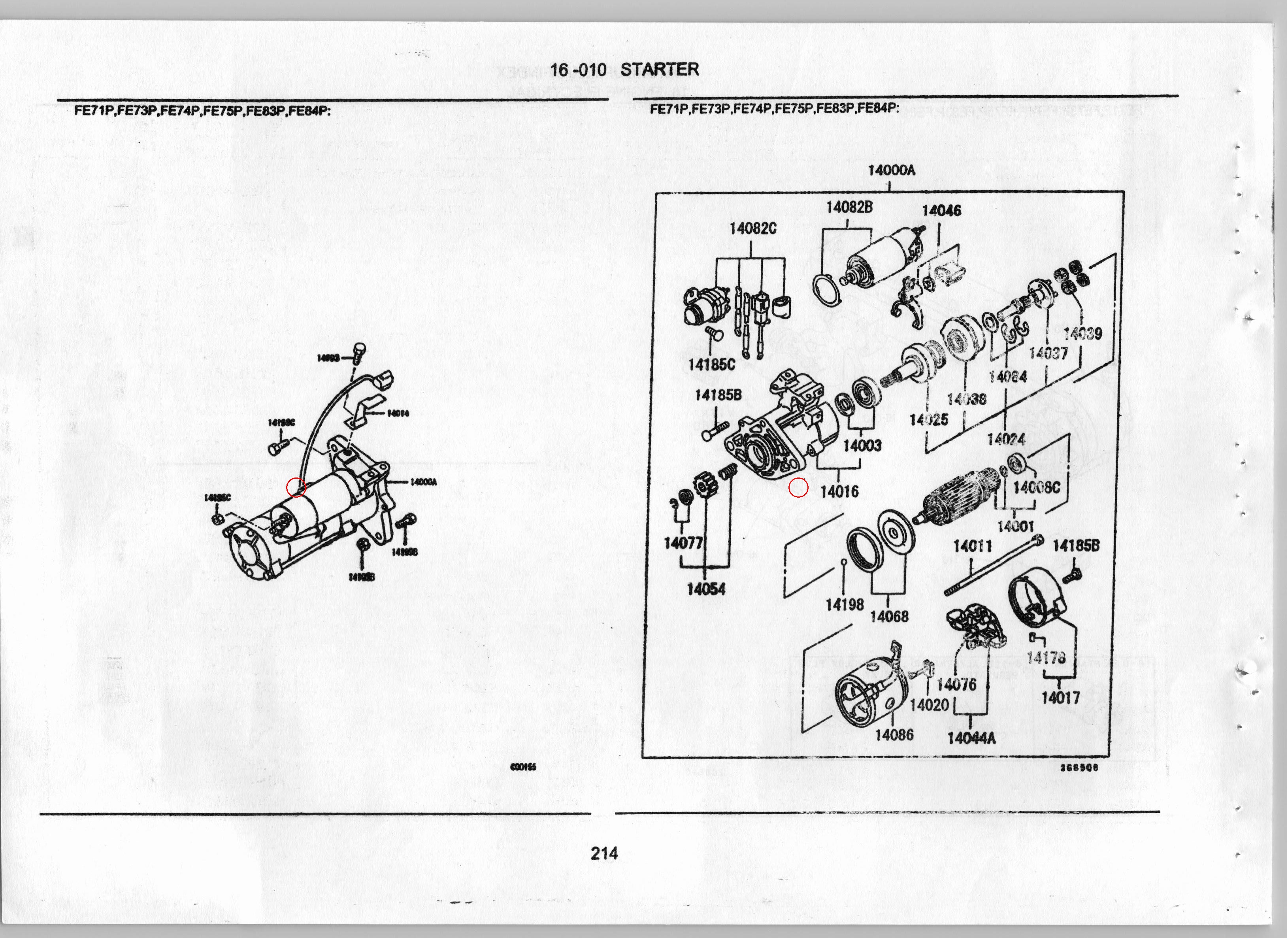 Diagram ME701483 BRACKET,STARTER,FR - Mitsubishi