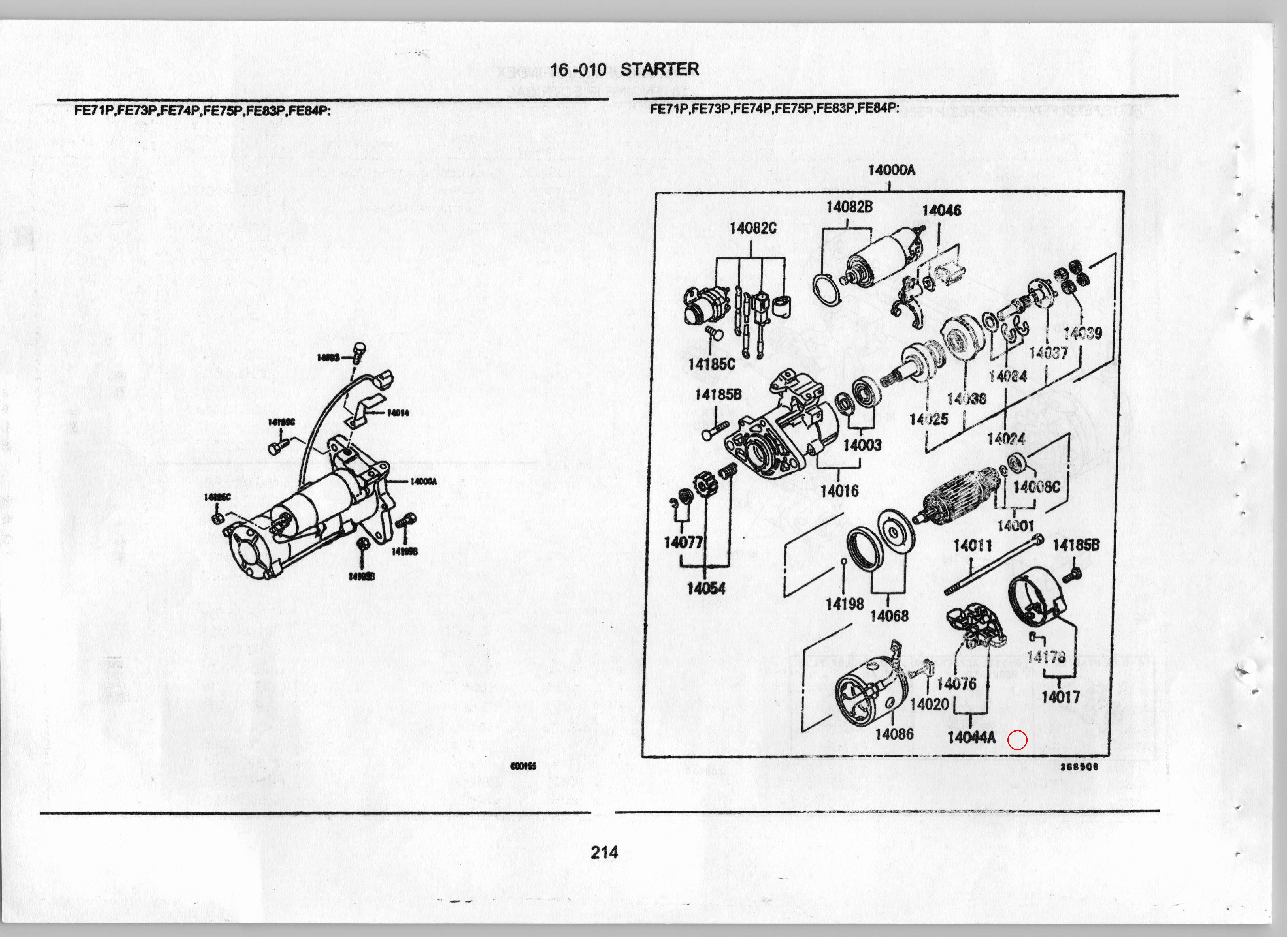 Diagram ME701495 HOLDER ASSY,STARTER BRUSH - Mitsubishi