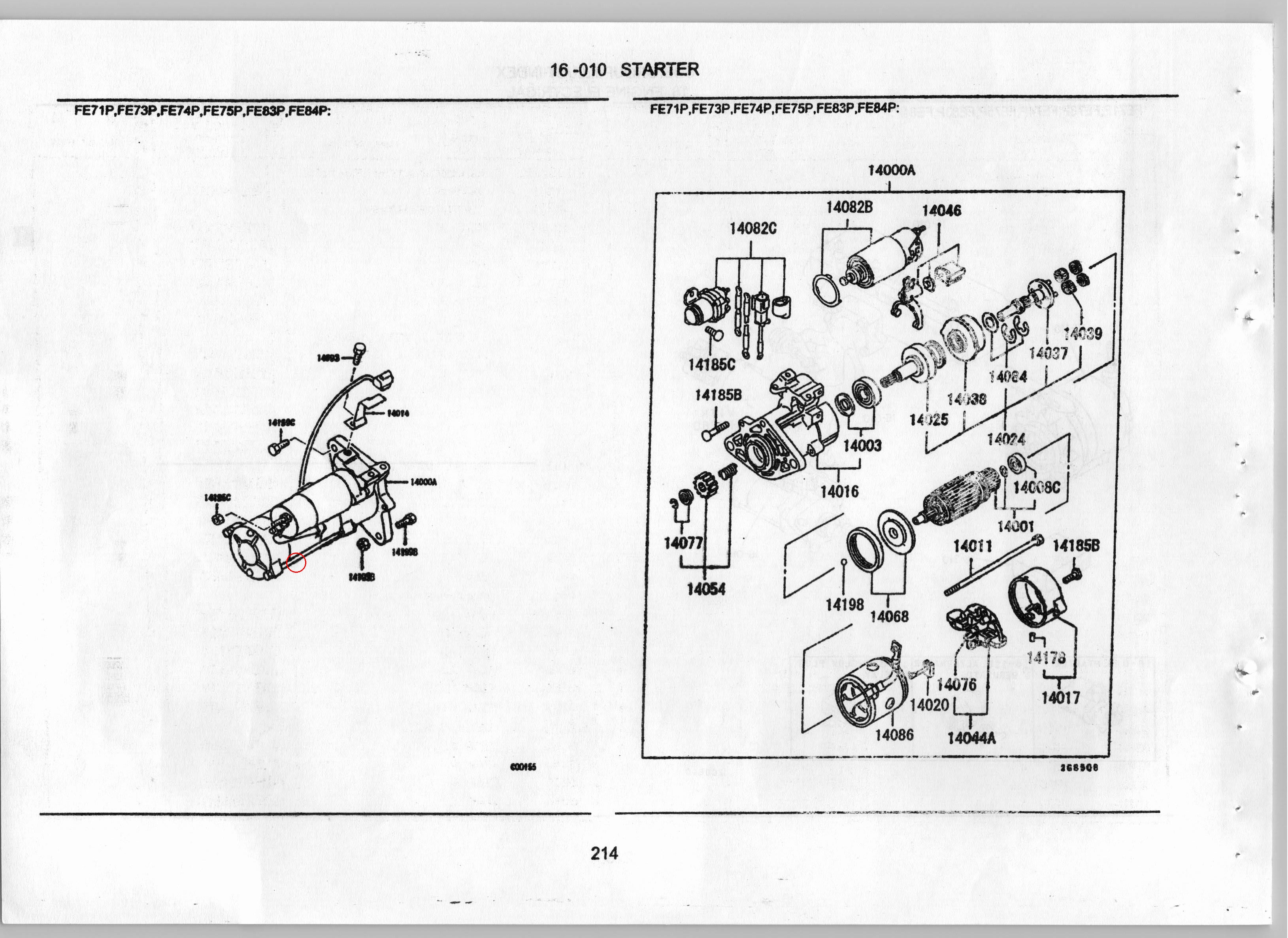 Diagram ME700124 STOPPER KIT,STARTER PINION - Mitsubishi
