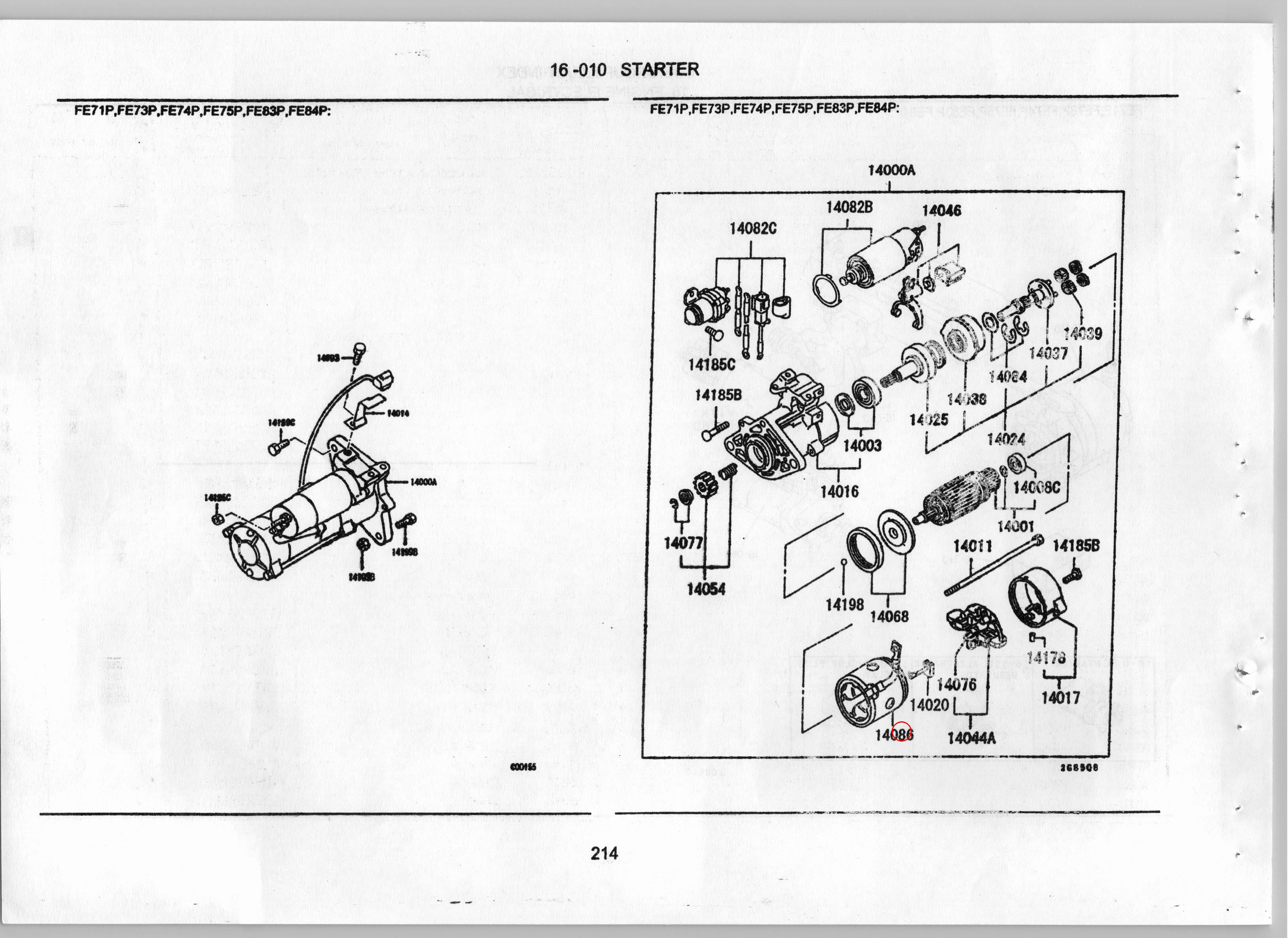 Diagram ME753457 YOKE,STARTER - Mitsubishi