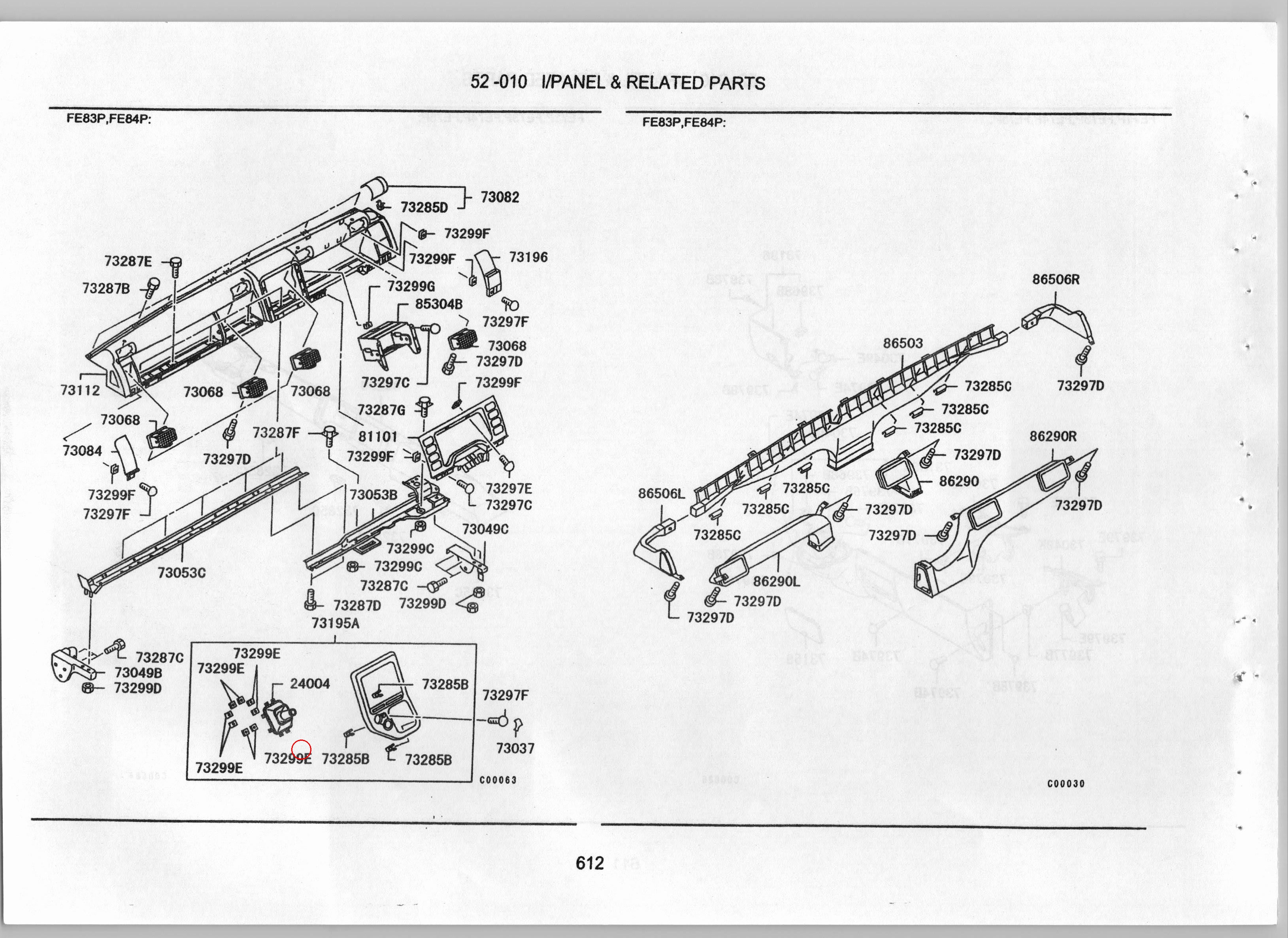 Diagram MK427704 BOOT,GEARSHIFT LEVER - Mitsubishi