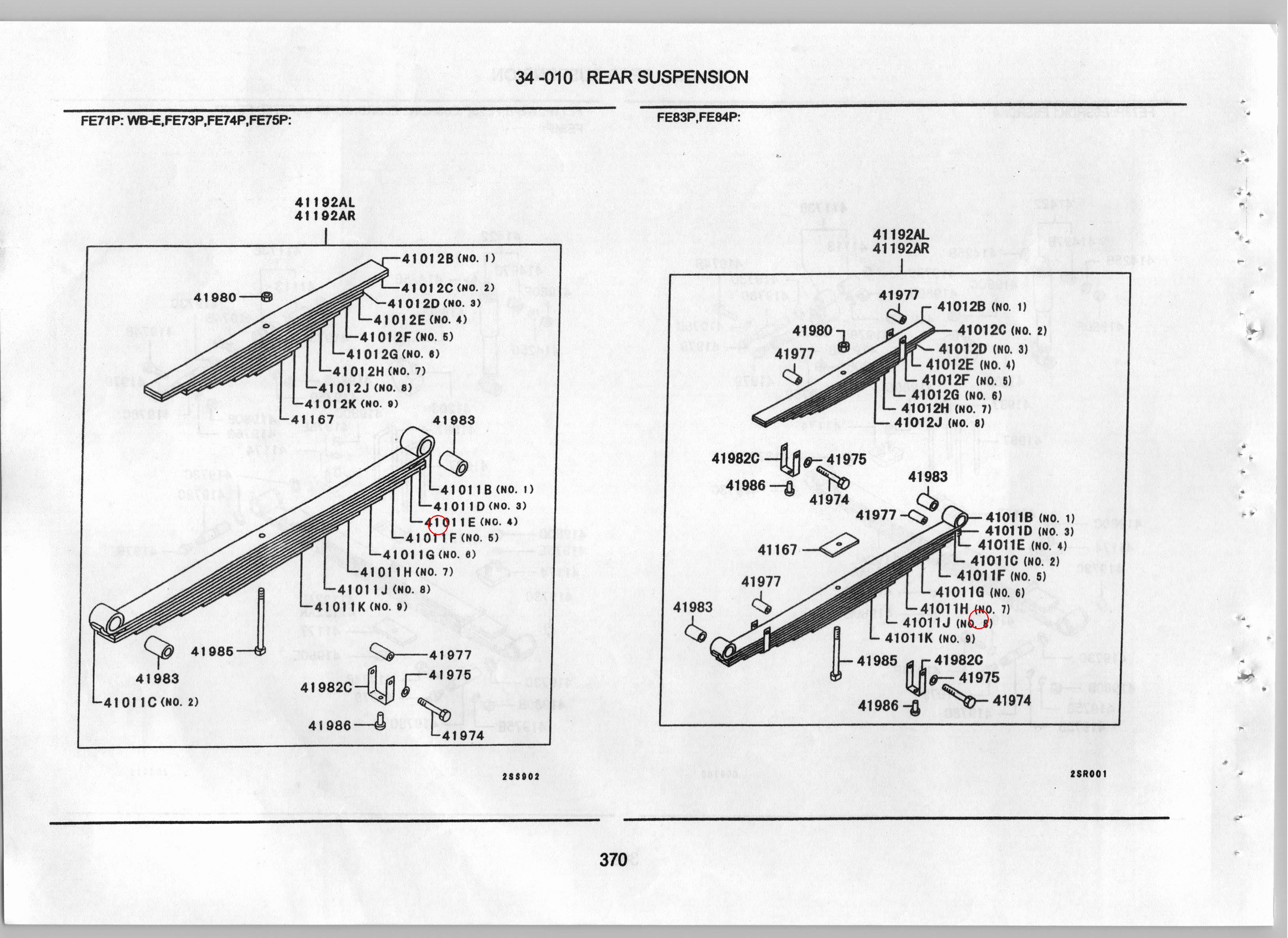 Diagram MK631544 LEAF,RR SUSP SPRING - Mitsubishi