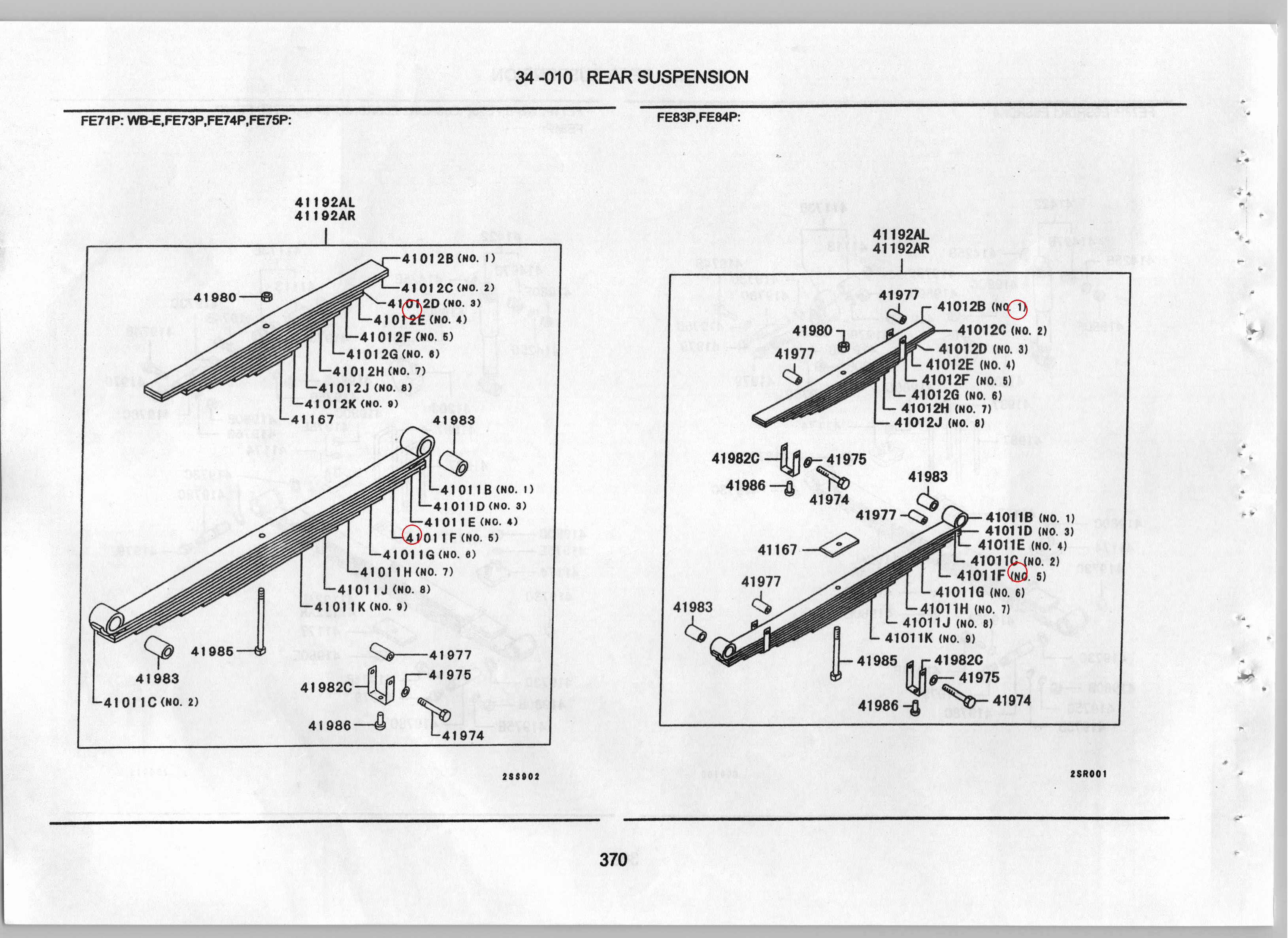 Diagram MB391574 LEAF,RR SUSP HELPER SPRING - Mitsubishi