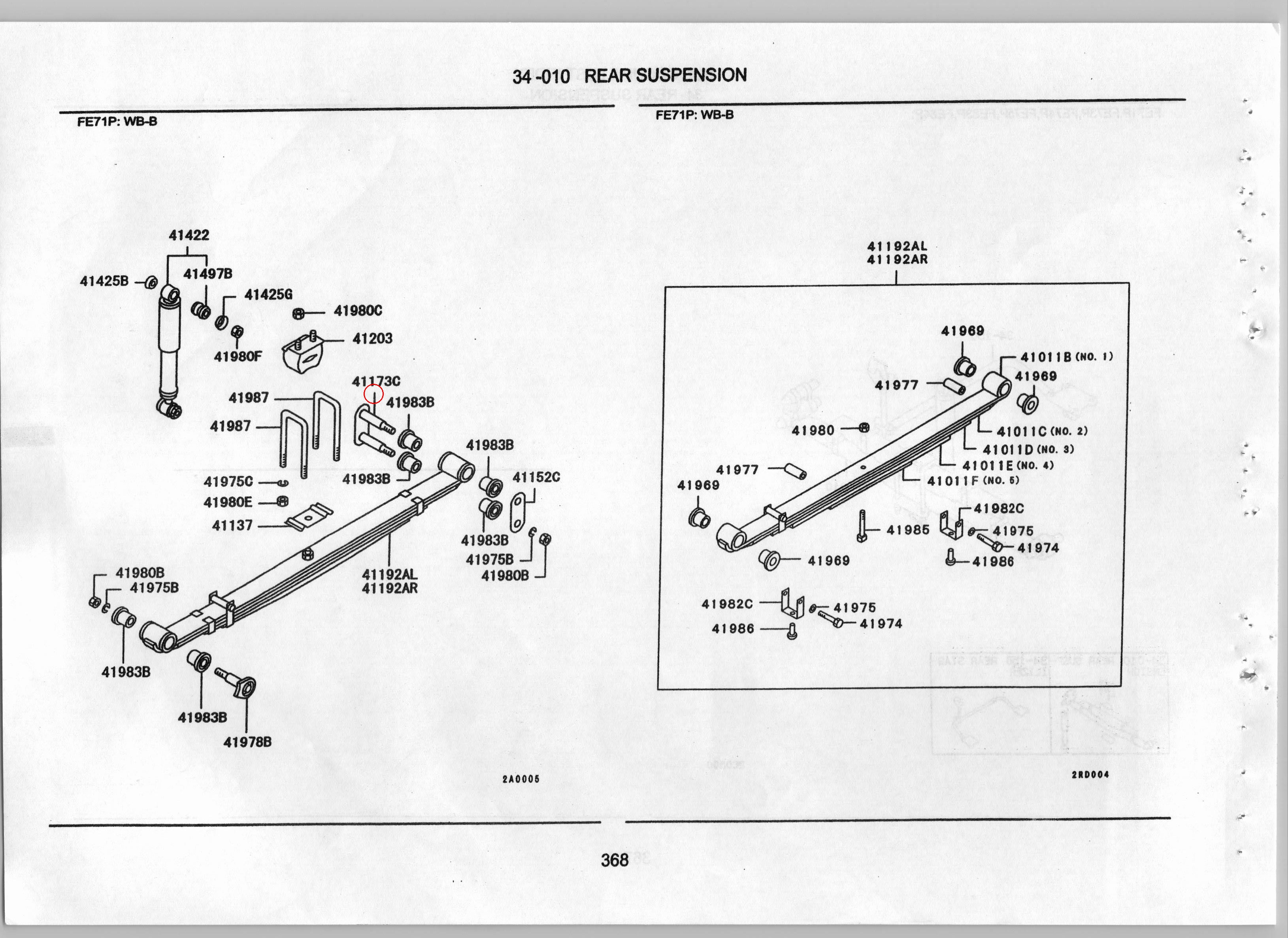 Diagram MB025157 SHACKLE,RR SUSP SPRING - Mitsubishi