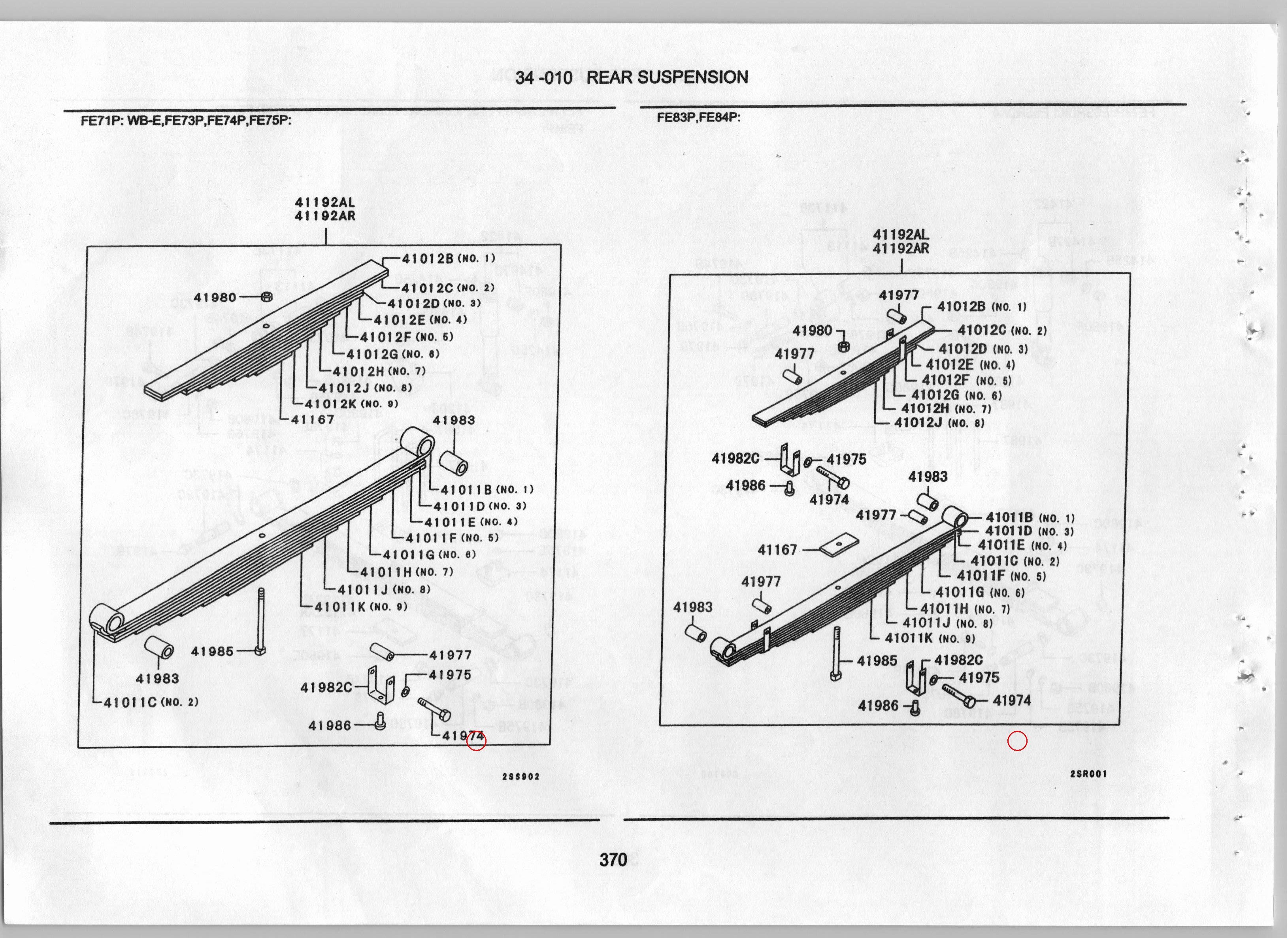 Diagram MS750052 BOLT,RR SUSP SPRING - Mitsubishi