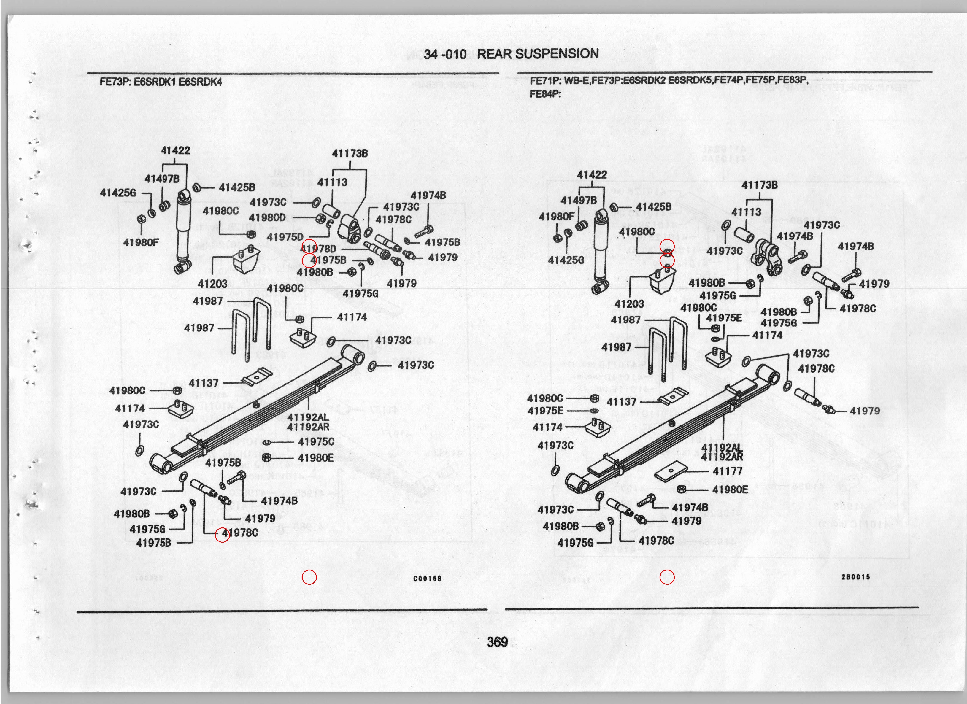 Diagram MS450995 WASHER,RR SUSP SPRING - Mitsubishi