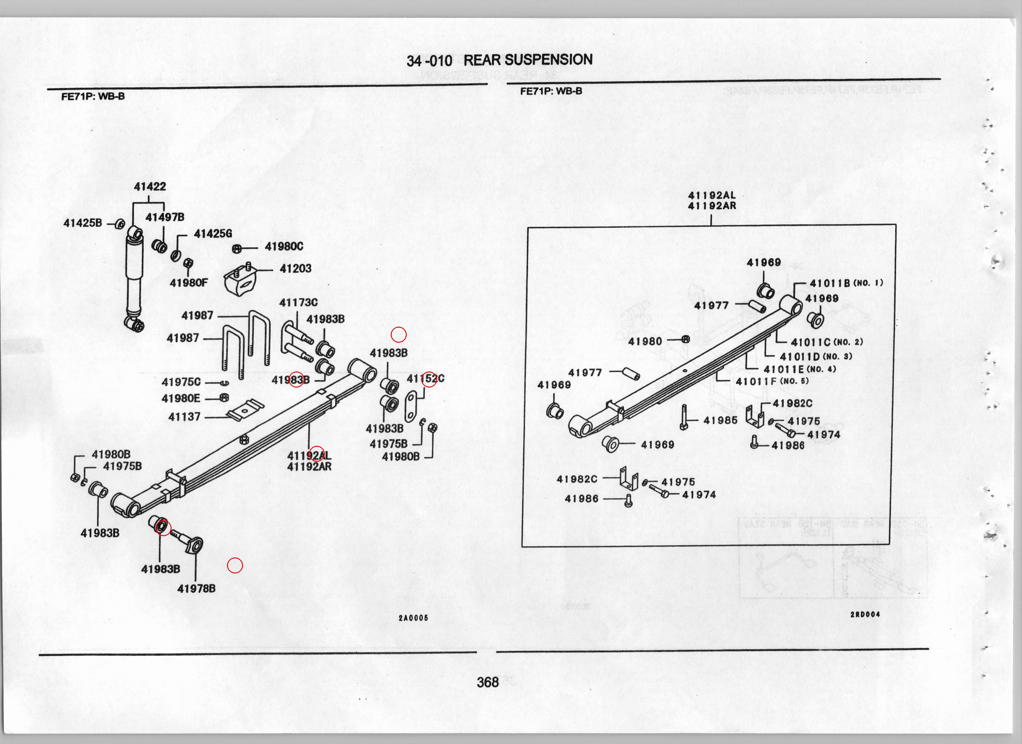 Diagram MB025153 BUSHING, RR SUSP SPRING - Mitsubishi