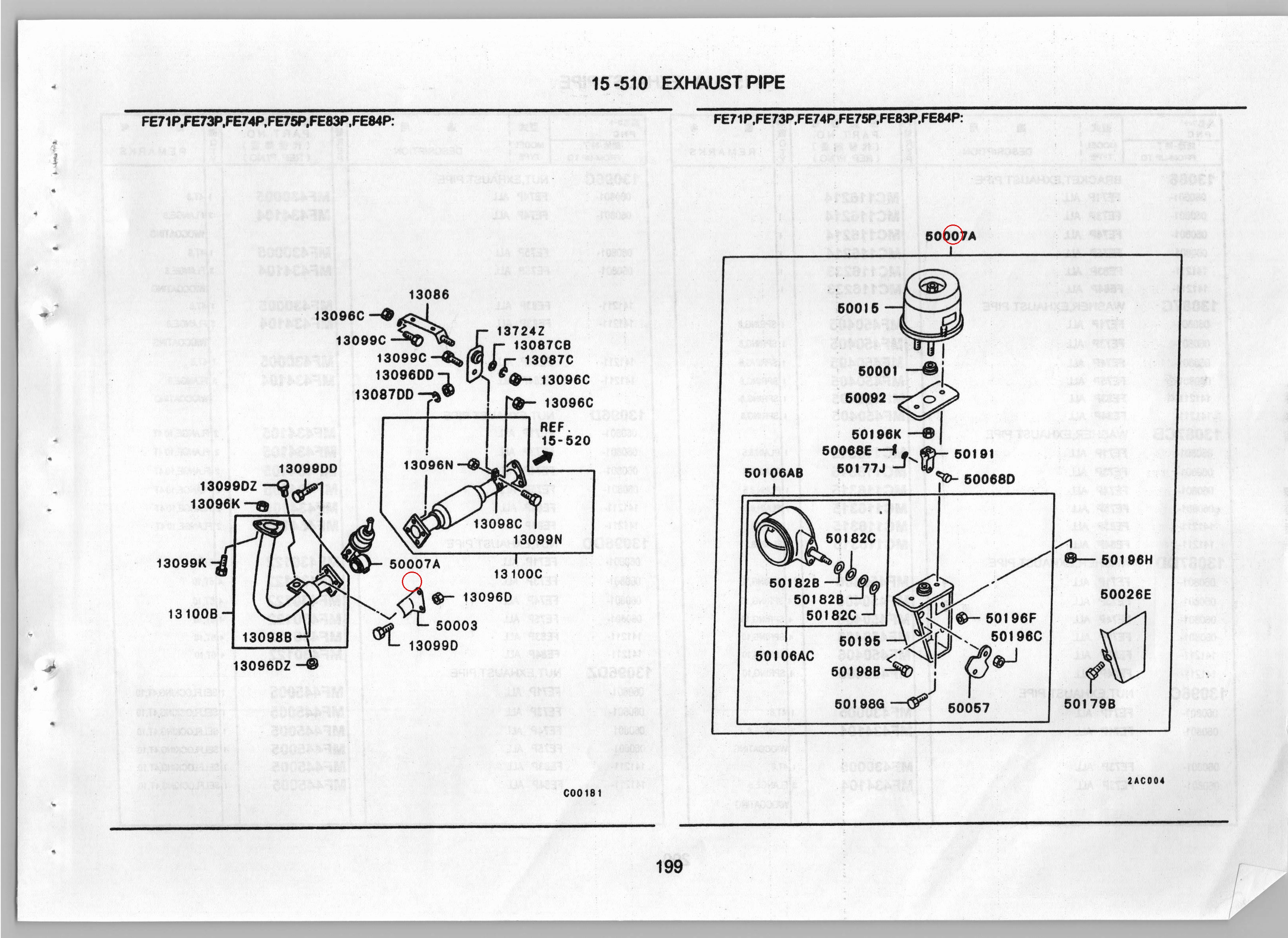 Diagram ME410219 BRAKE ASSY,EXHAUST - Mitsubishi