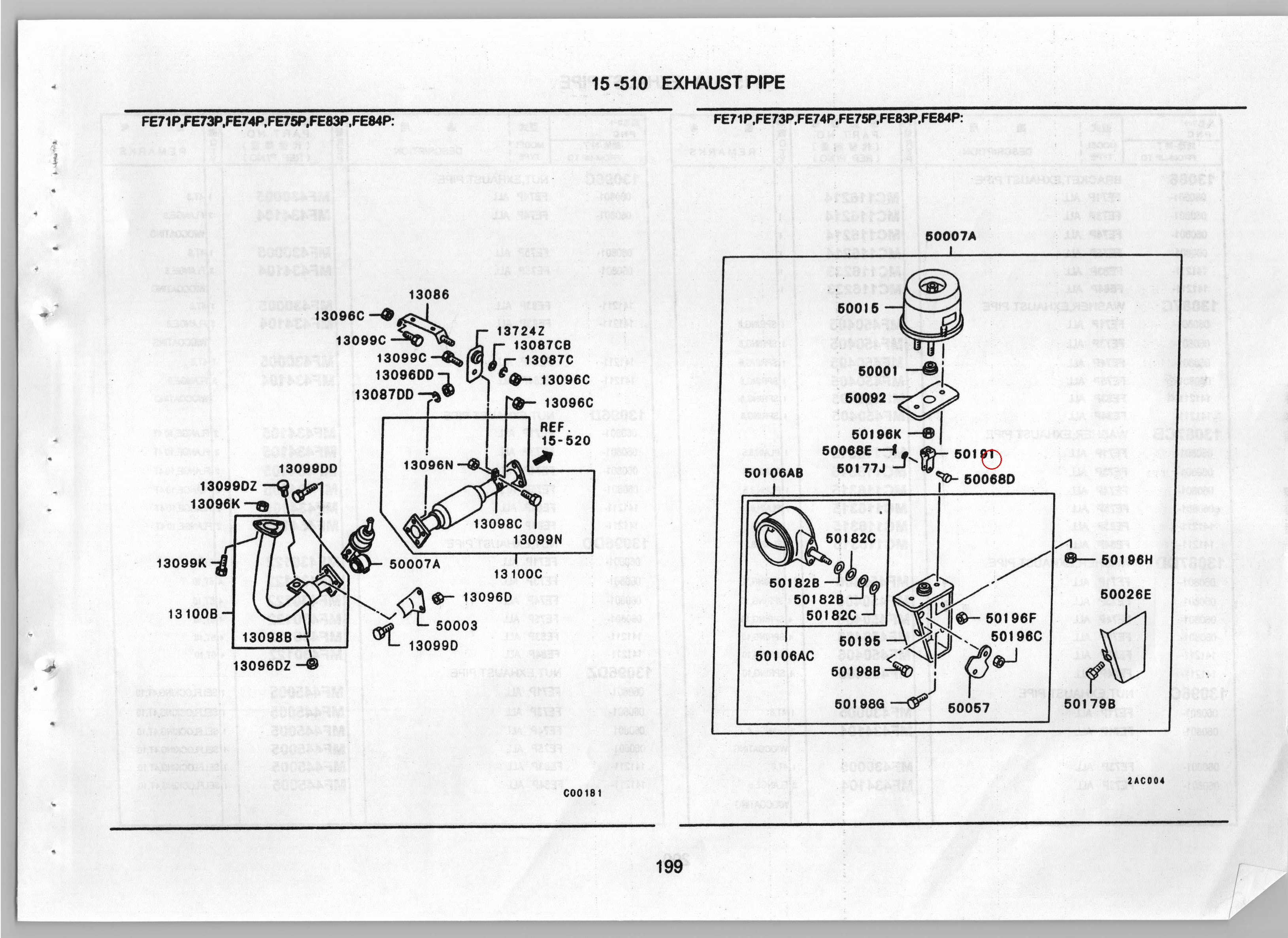 Diagram MF472976 PIN,EXHAUST BRAKE INR - Mitsubishi