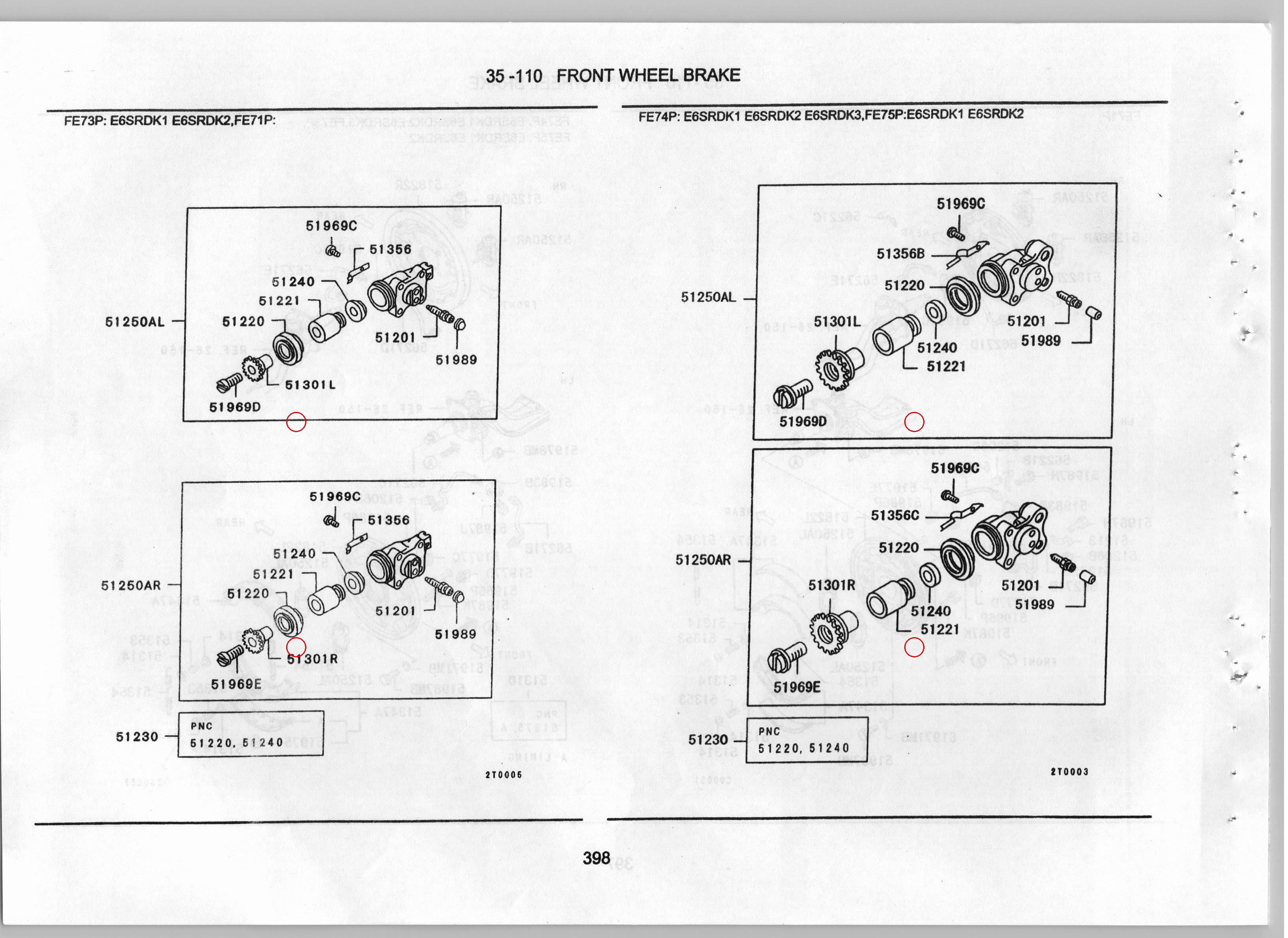Diagram MB060576 PISTON, FR BRAKE CYLINDER - Mitsubishi