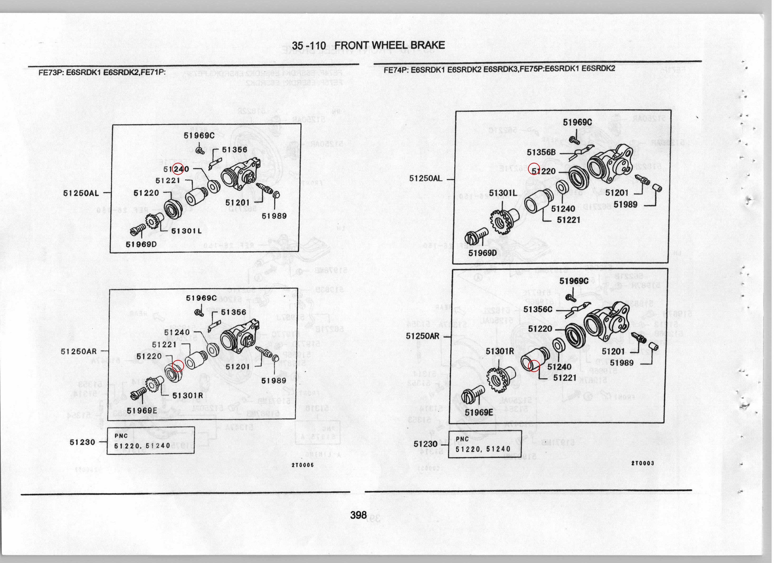 Diagram MB060573 CUP, FR BRAKE CYLINDER PISTON - Mitsubishi