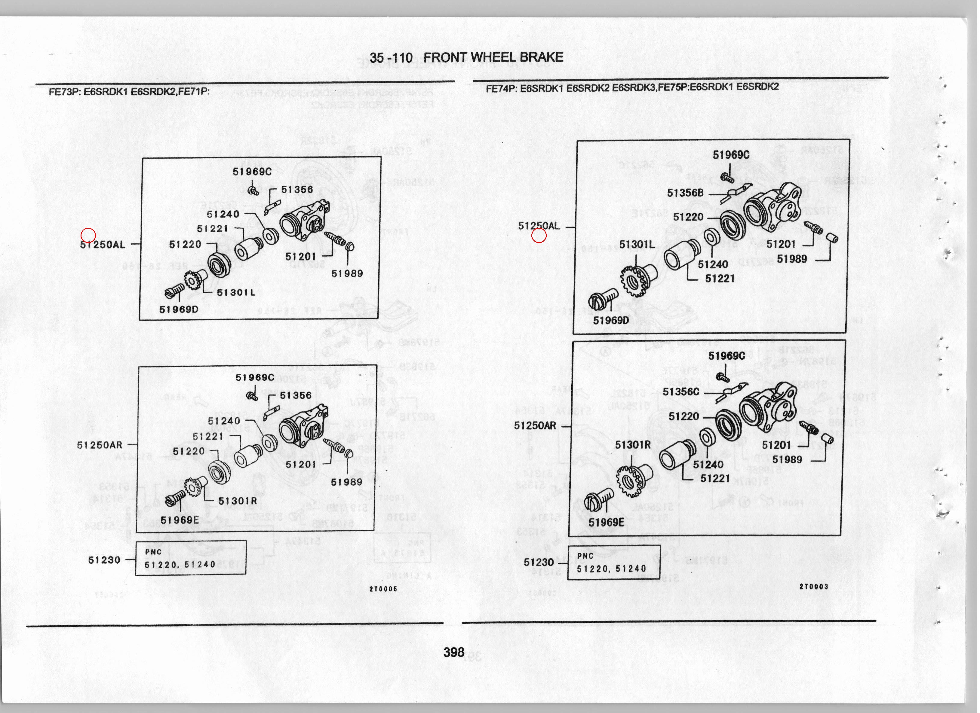 Diagram MB060245 CYLINDER ASSY, FR BRAKE,LH - Mitsubishi
