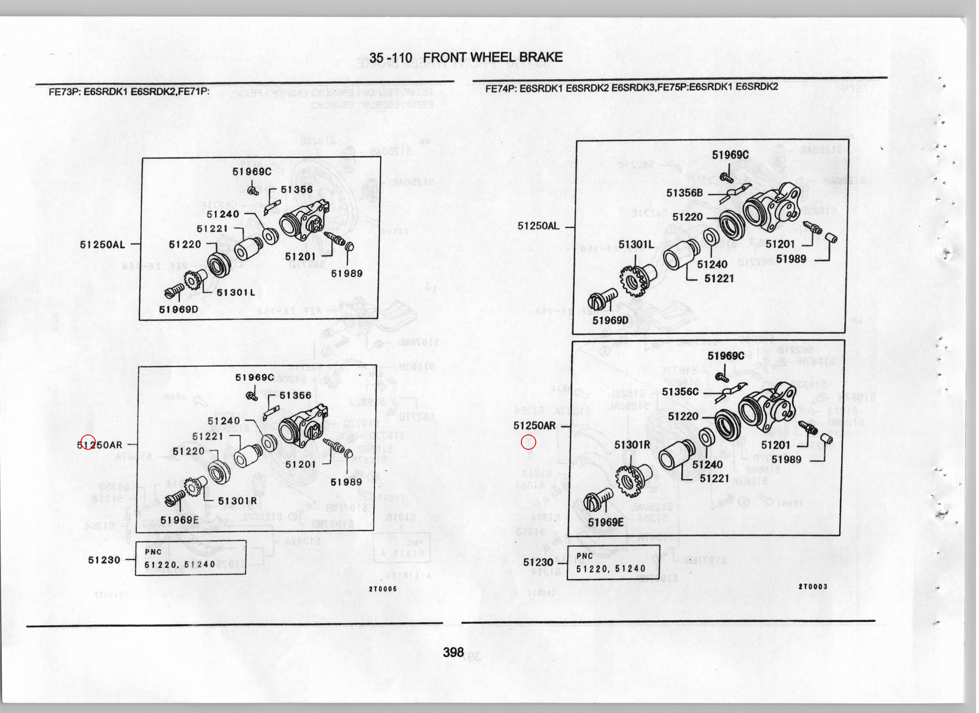 Diagram MB060246 CYLINDER ASSY, FR BRAKE, RH - Mitsubishi