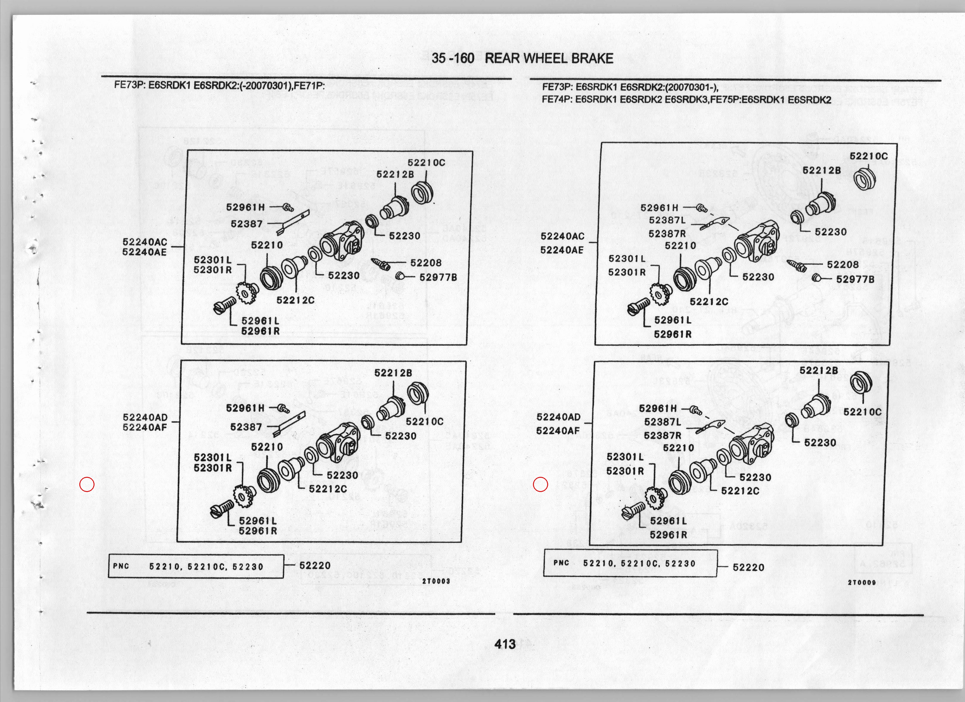 Diagram MB060583 CYLINDER ASSY, RR BRAKE - Mitsubishi