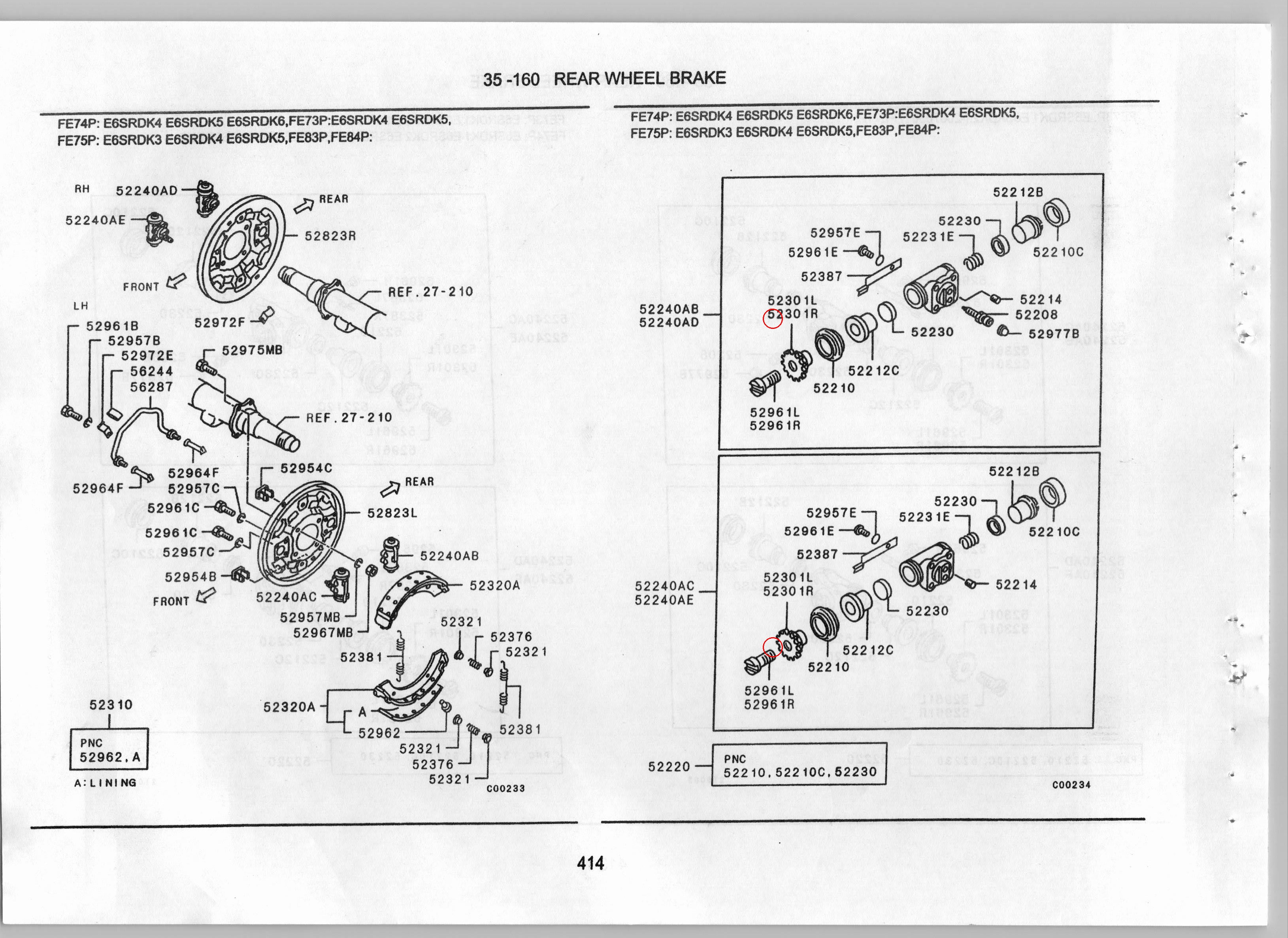 Diagram MT160930 ADJUSTER, RR BRAKE SHOE SLACK,LH - Mitsubishi