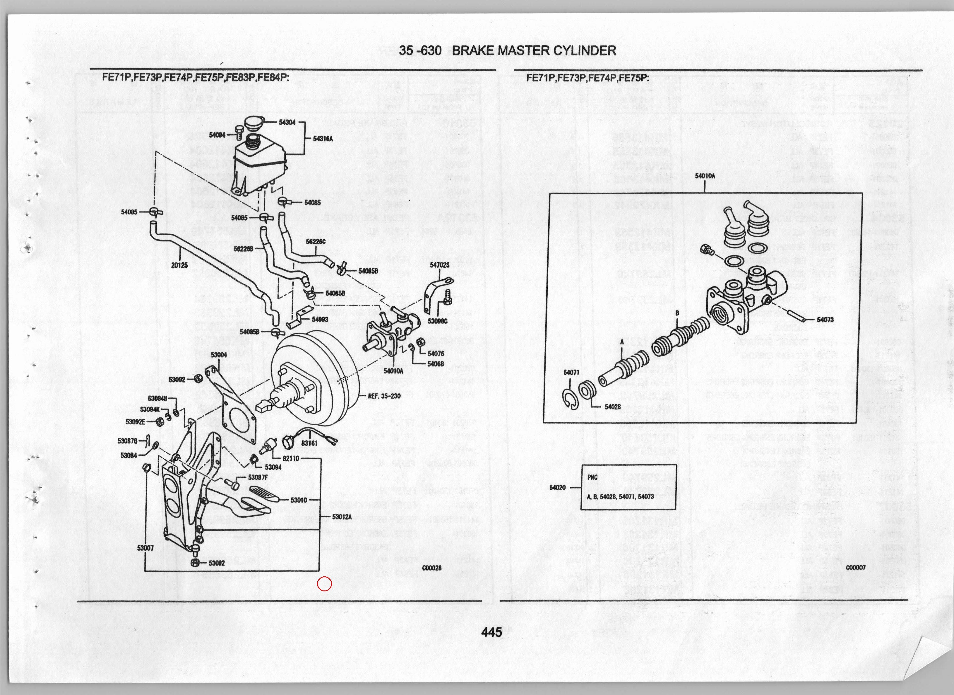 Diagram MK554749 PEDAL ASSY, BRAKE - Mitsubishi