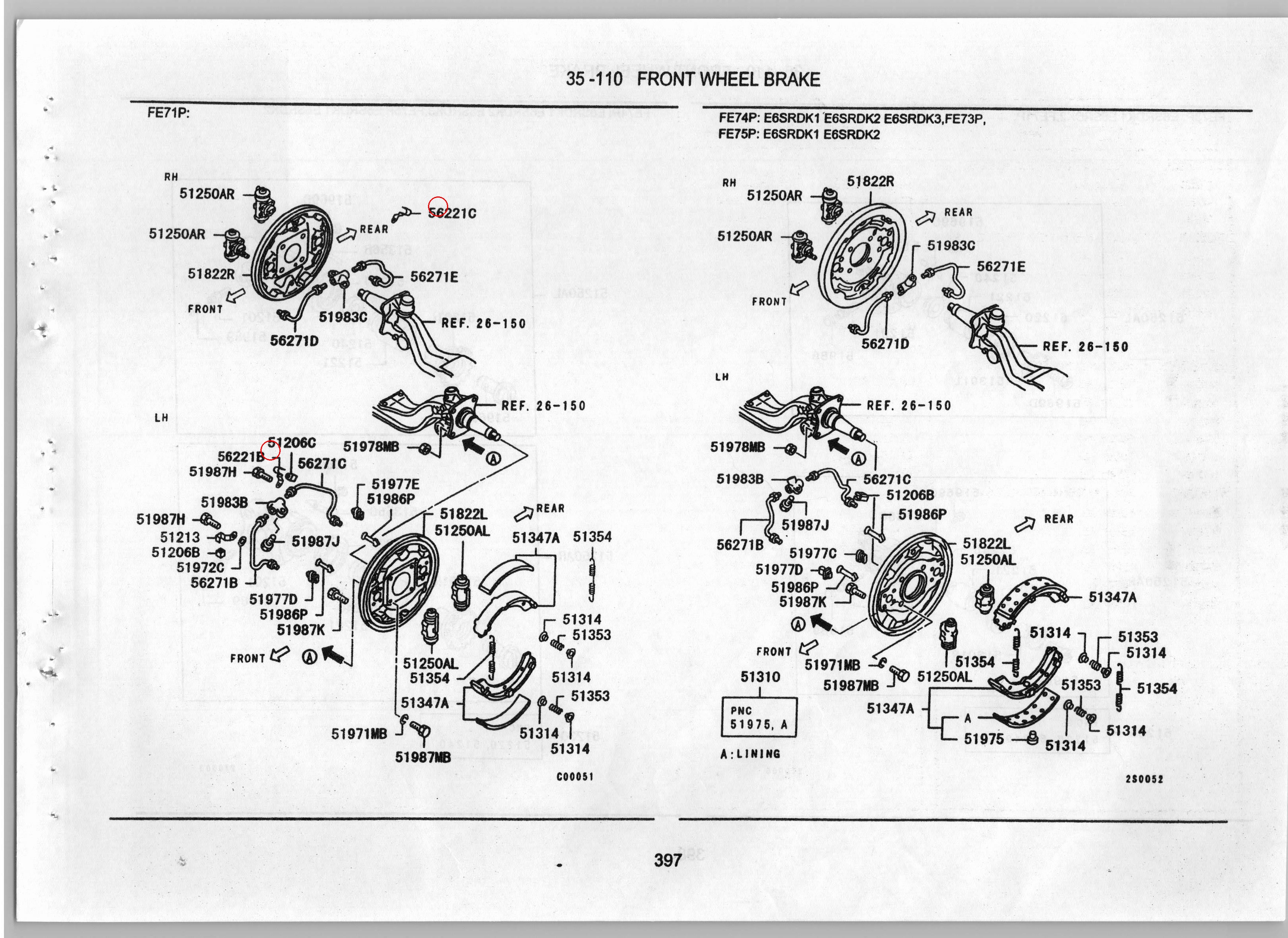 Diagram MB060219 HOLDER, FR BRAKE CYLINDER TUBE,RR - Mitsubishi