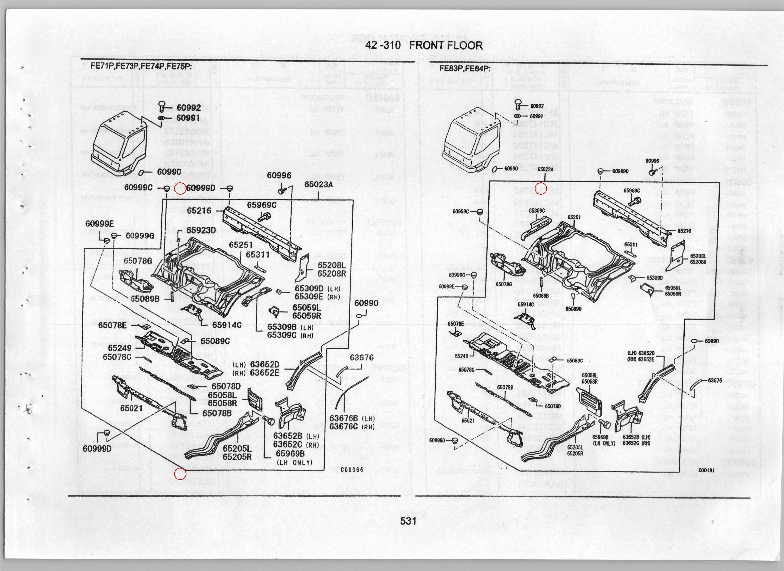 Diagram MS660184 PLUG,BODY - Mitsubishi