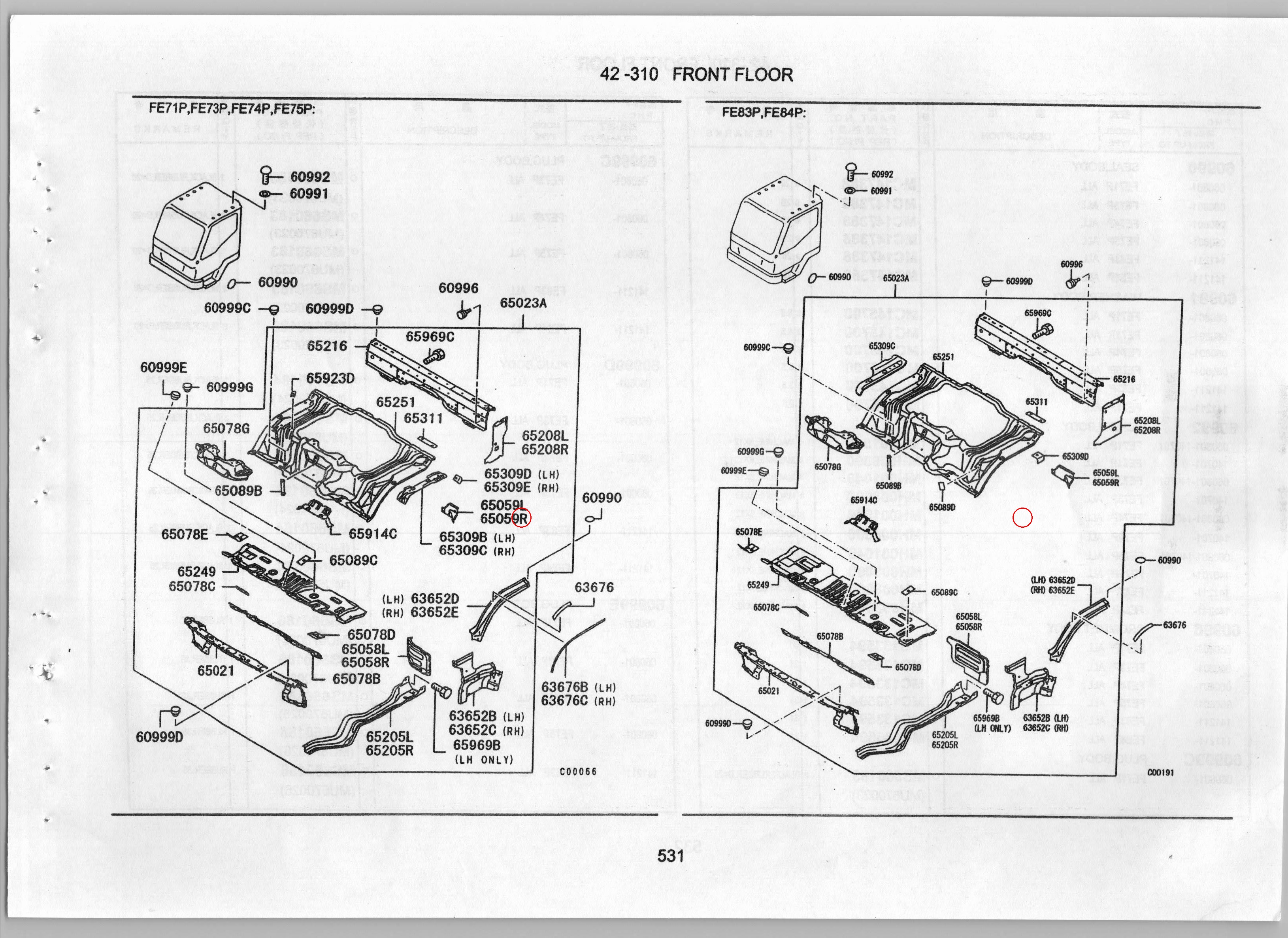 Diagram MK997143 PANEL, FR FLOOR RR SHIELD, RH - Mitsubishi