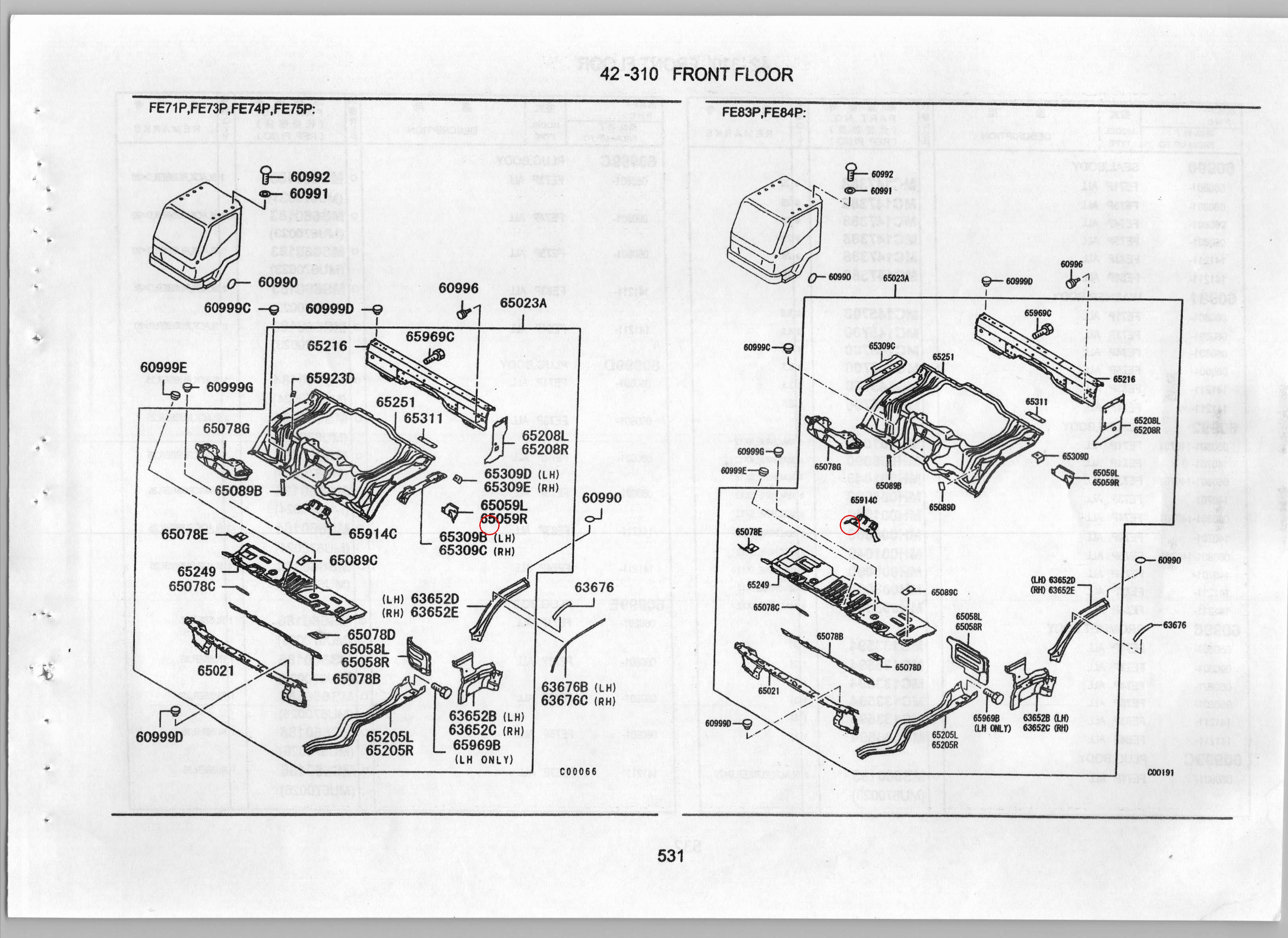 Diagram MK705237 REINFORCEMENT,FR FLOOR SIDE SEAT ANCHOR - Mitsubishi