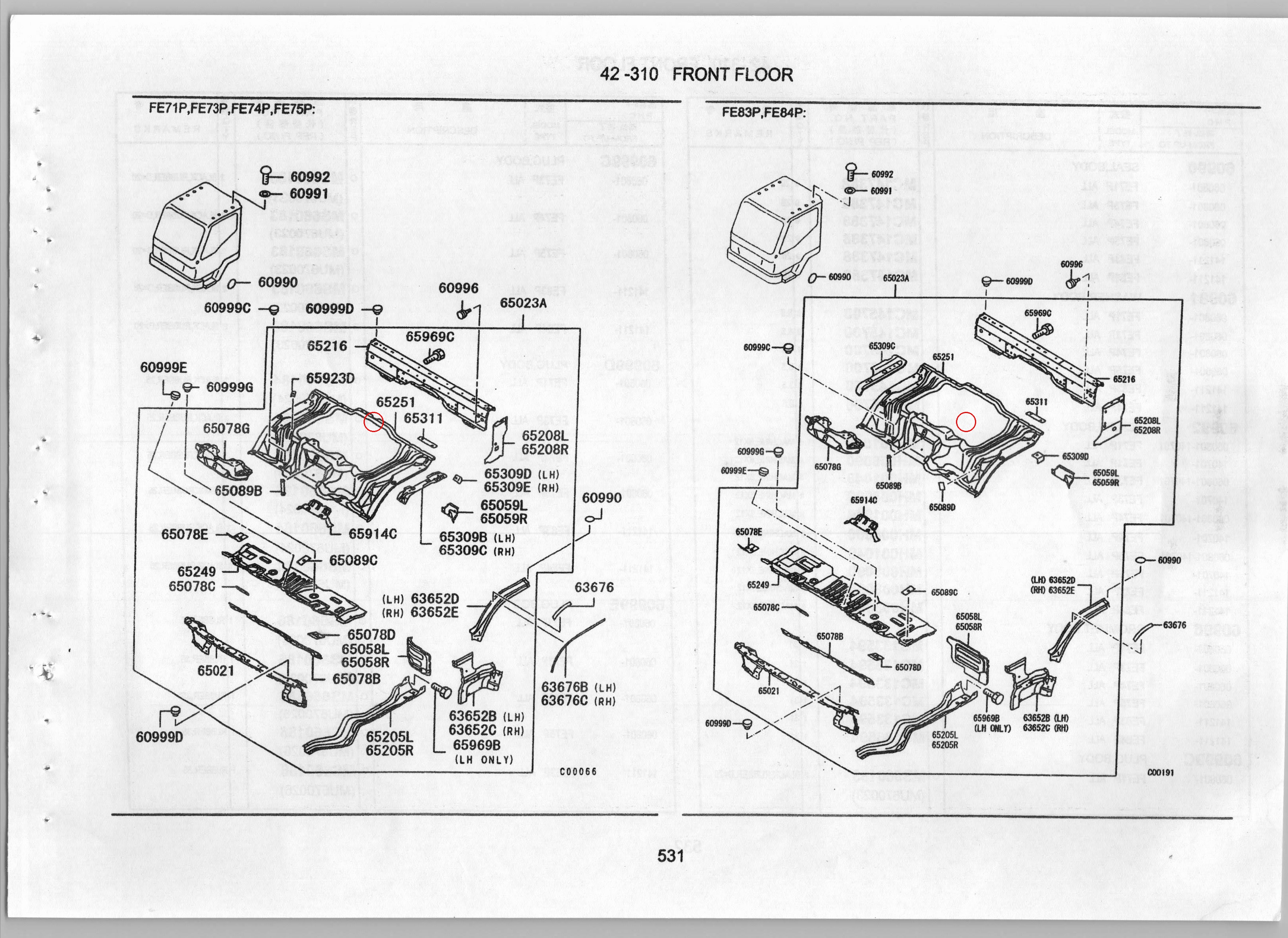 Diagram MK402897 PLATE,FR FLOOR JACK HOLDER - Mitsubishi