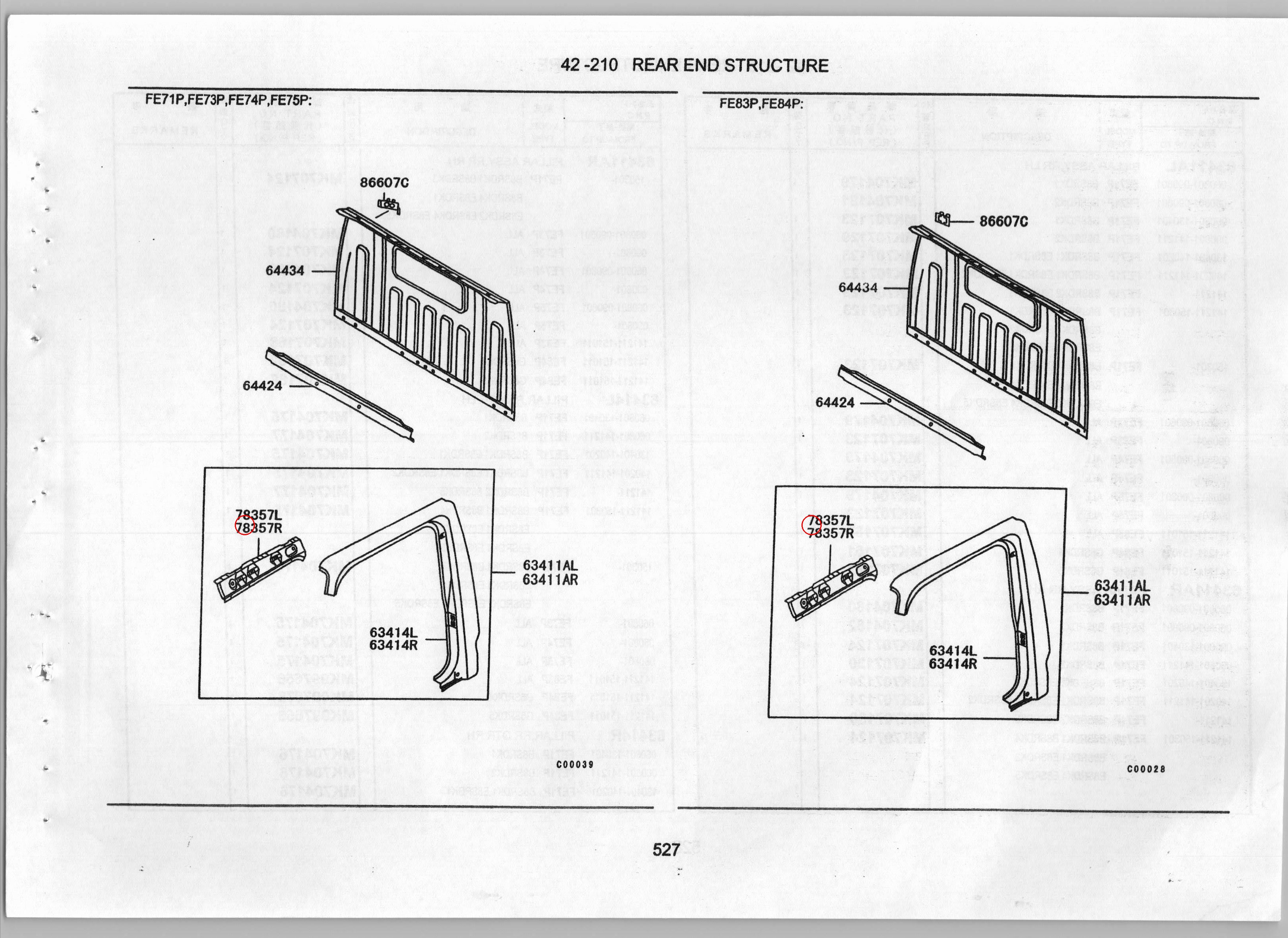 Diagram MK997169 RAIL,ROOF SIDE,INR RH - Mitsubishi