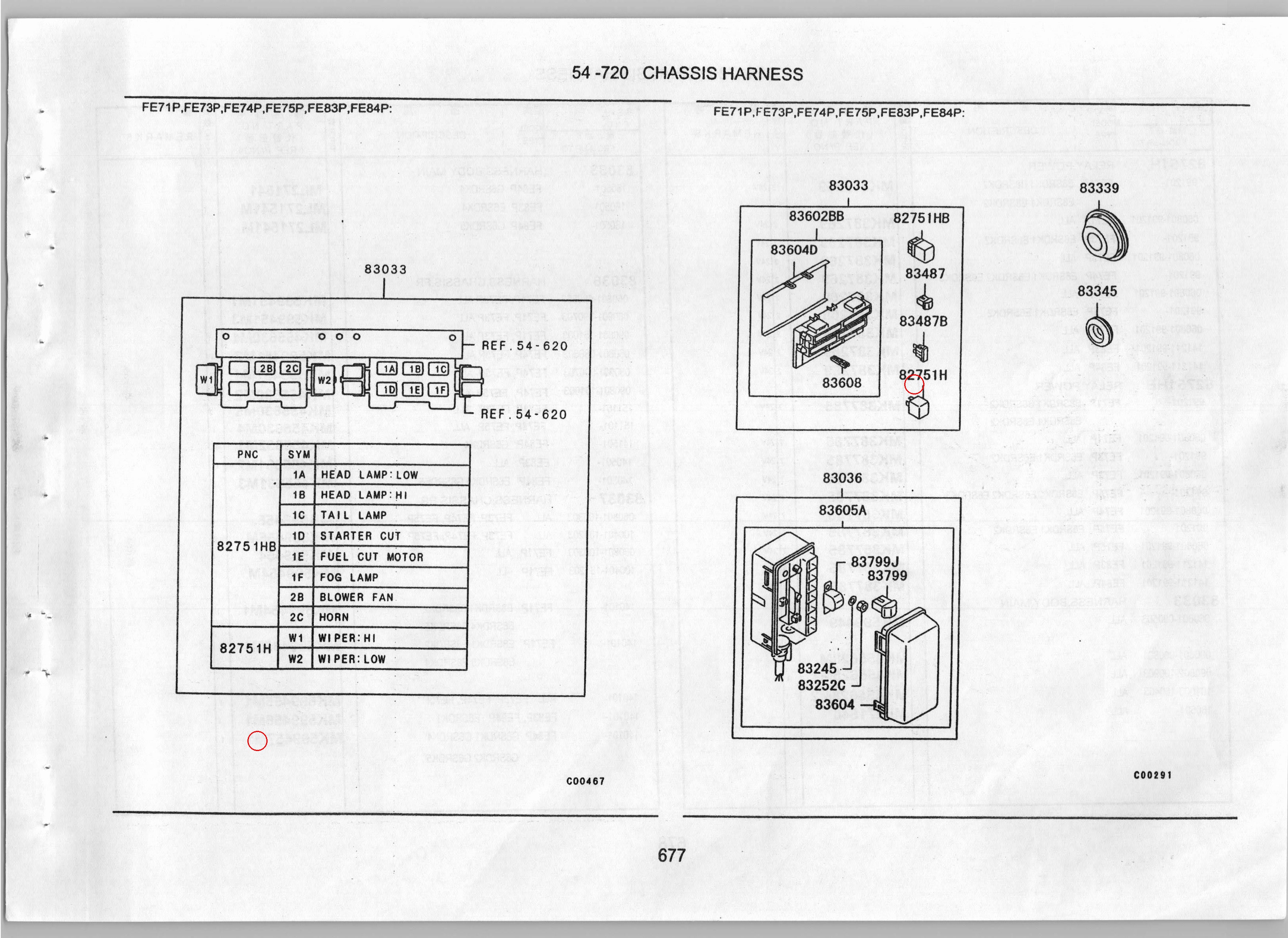 Diagram W1 WIPER: HI - Mitsubishi