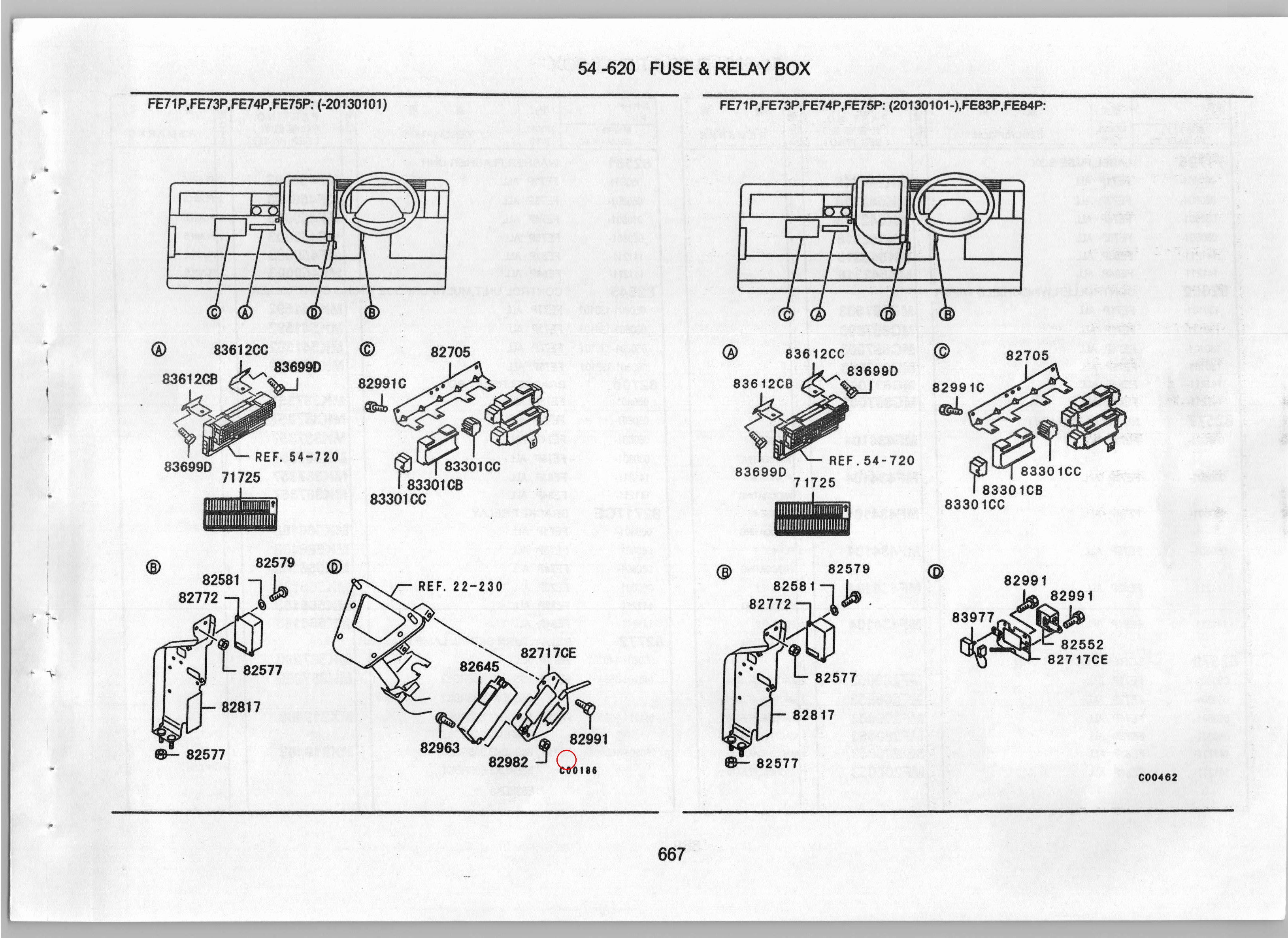 Diagram MF430003 NUT, RELAY - Mitsubishi