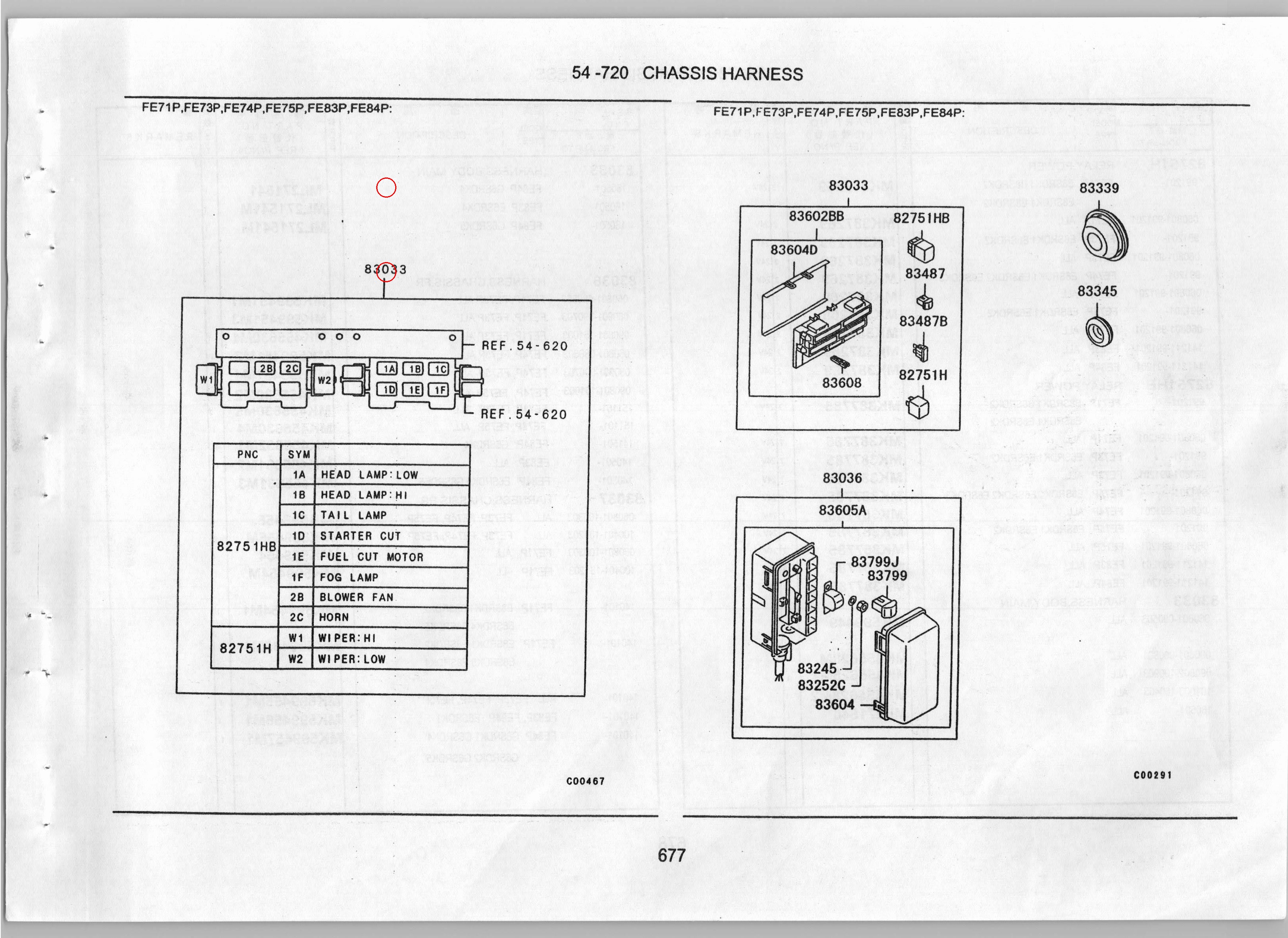 Diagram 83608 83033 - Mitsubishi
