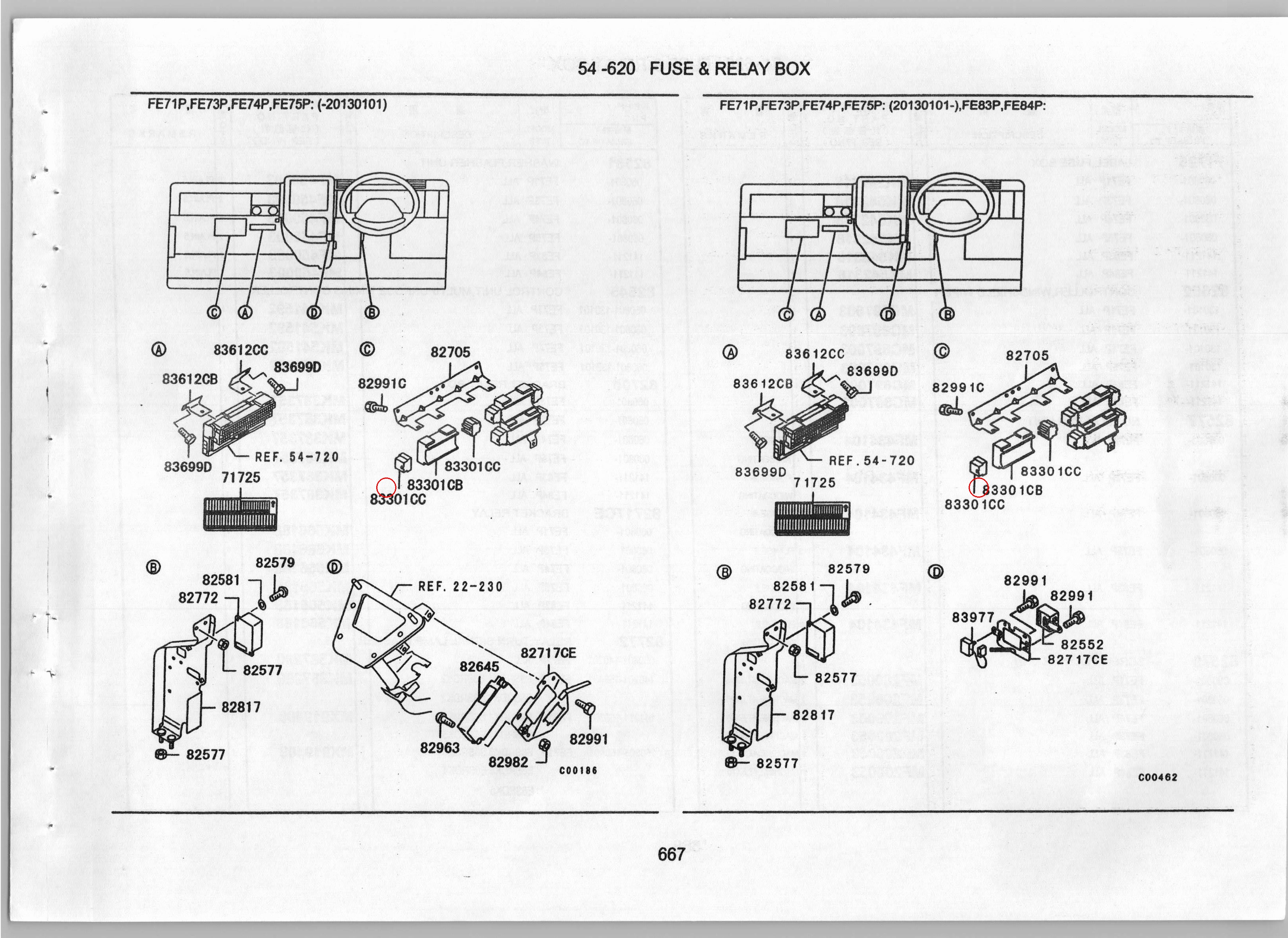 Diagram MK387308 BLOCK, CHASSIS HARNESS JUNCTION - Mitsubishi