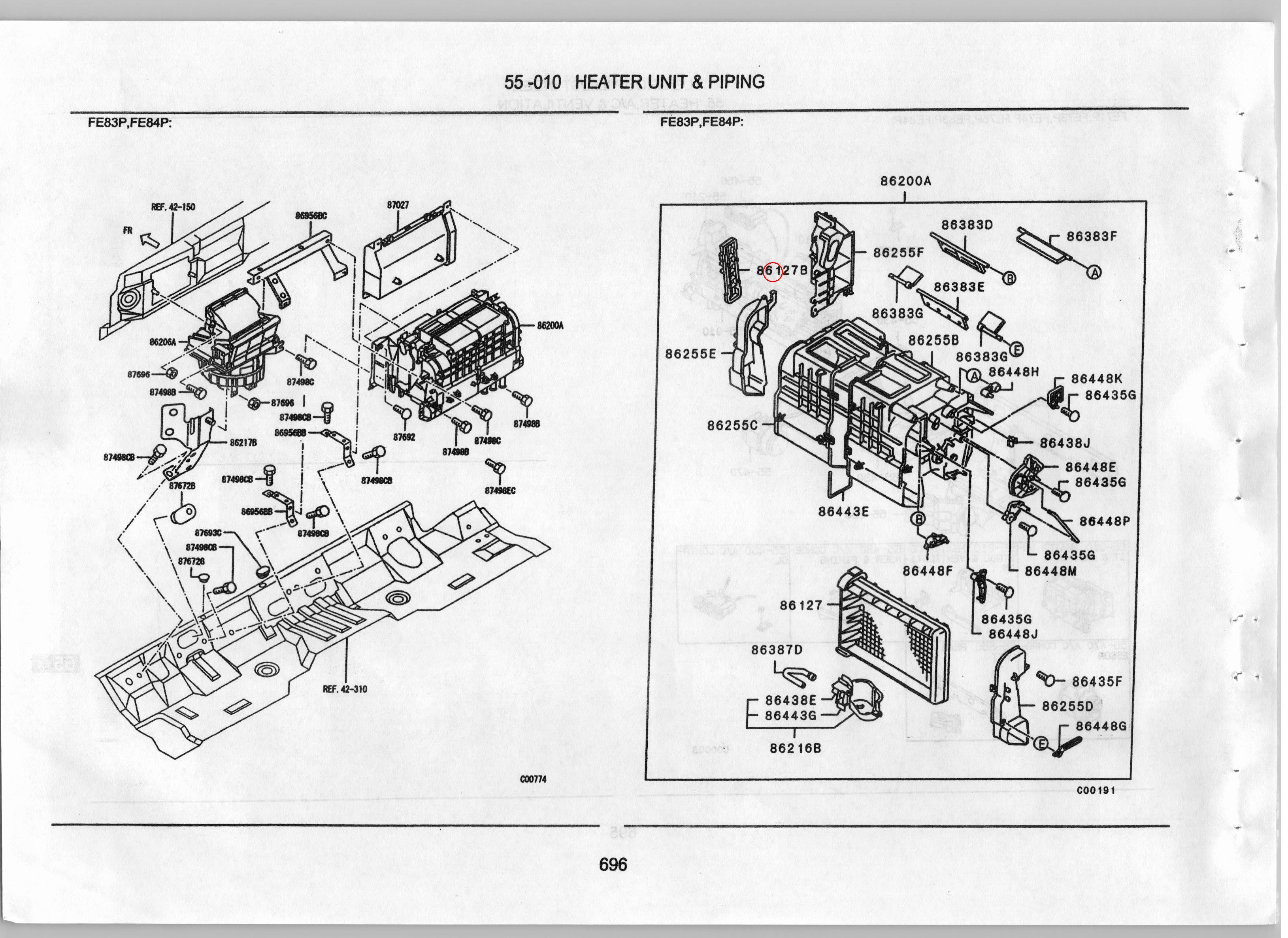 Diagram ME751260 PLATE, HEATER UNIT - Mitsubishi