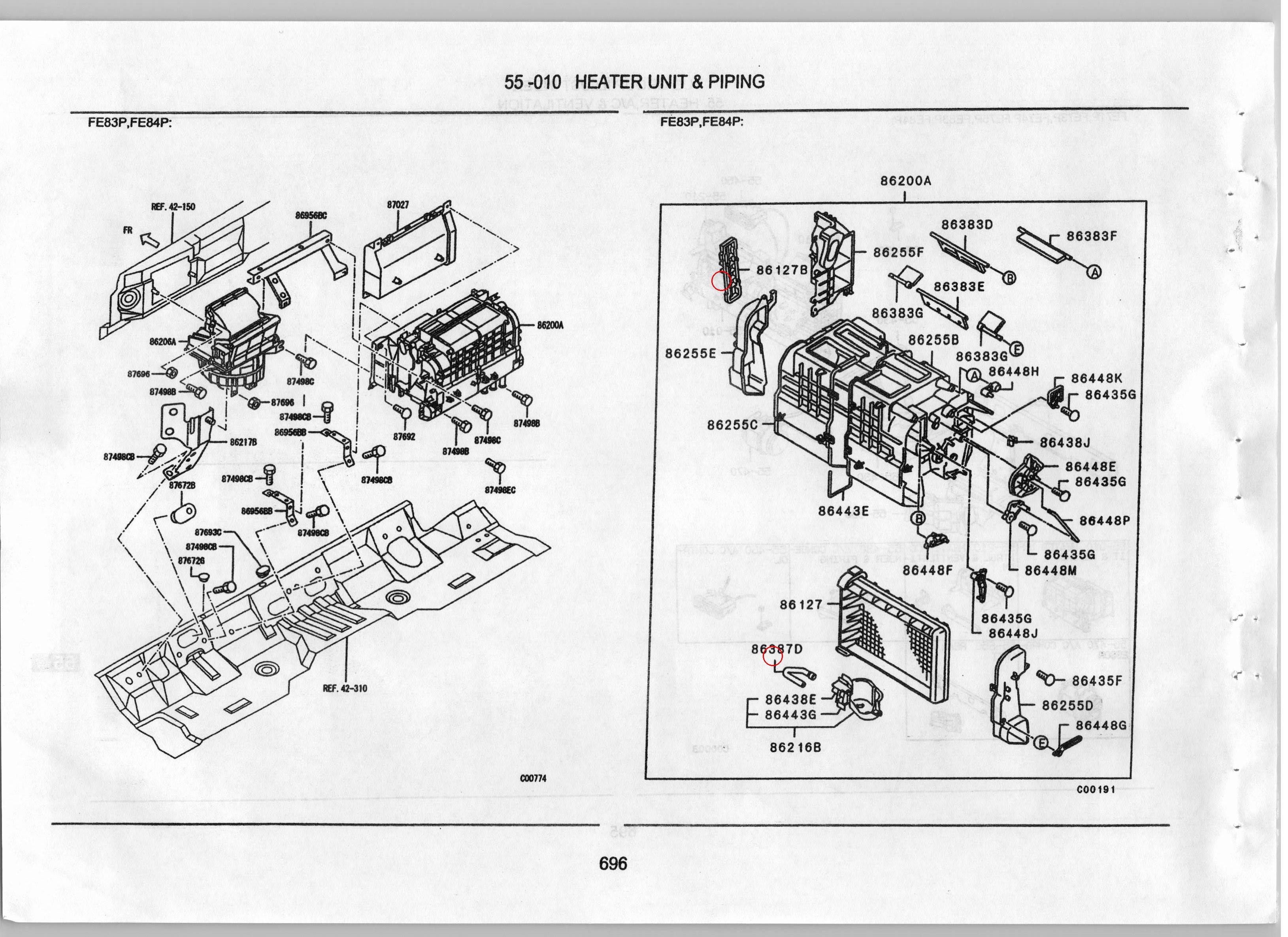 Diagram ME751257 PLATE, HEATER UNIT - Mitsubishi