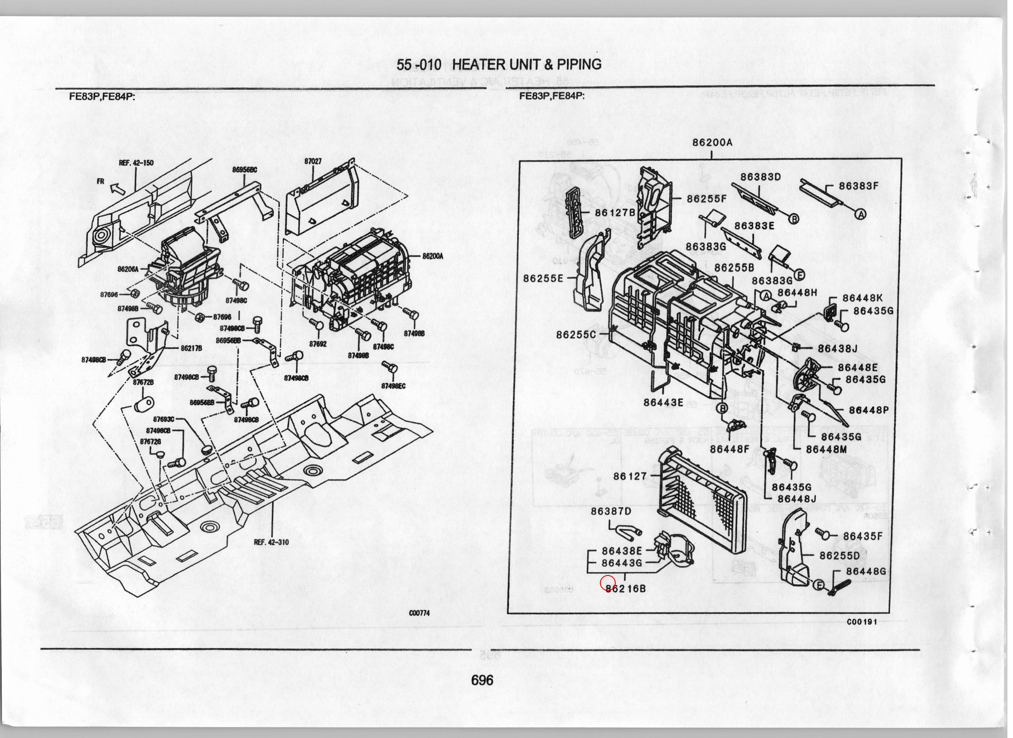 Diagram ME751204 BRACKET, HEATER - Mitsubishi