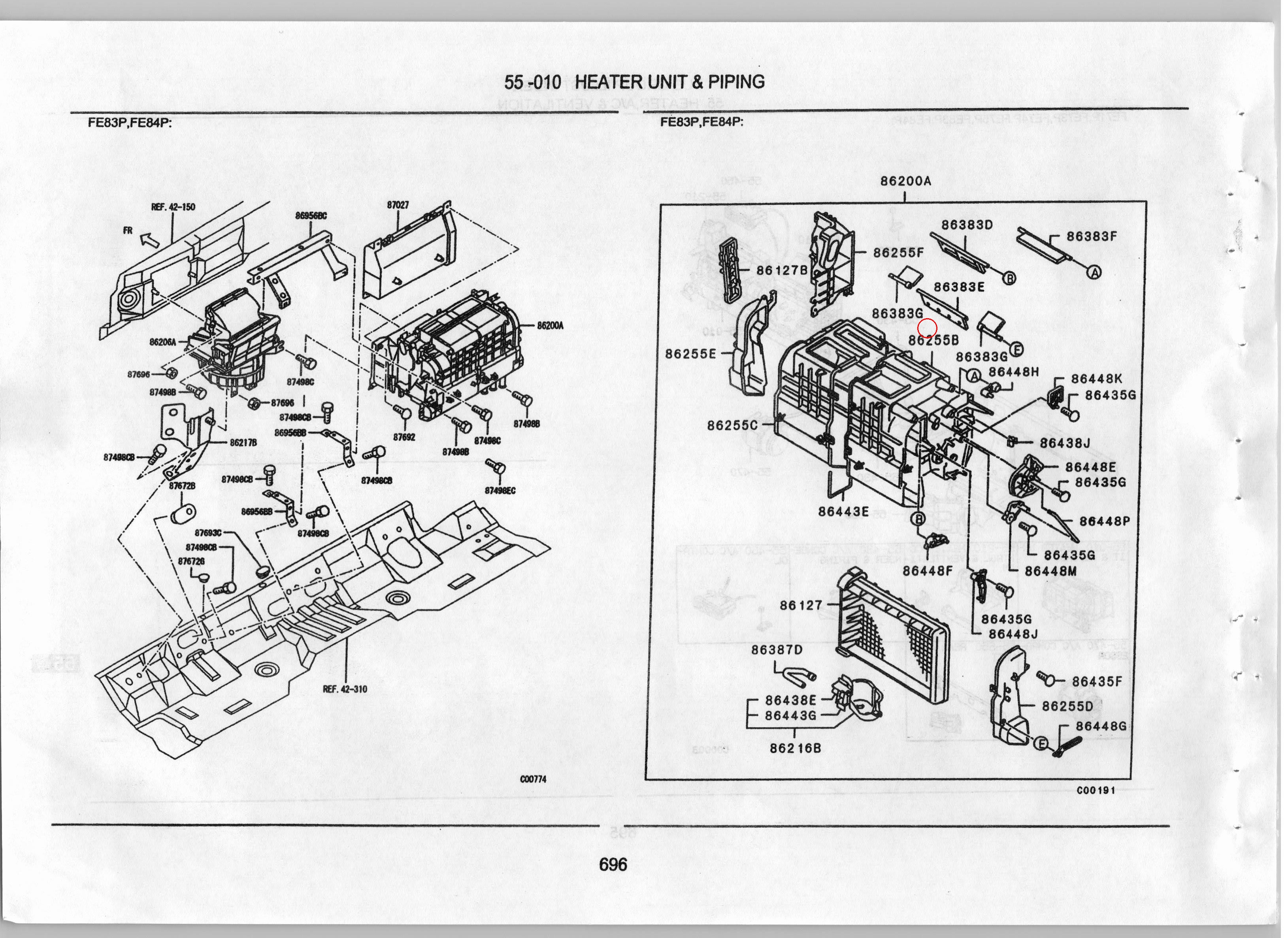 Diagram ME751258 CASE, HEATER - Mitsubishi