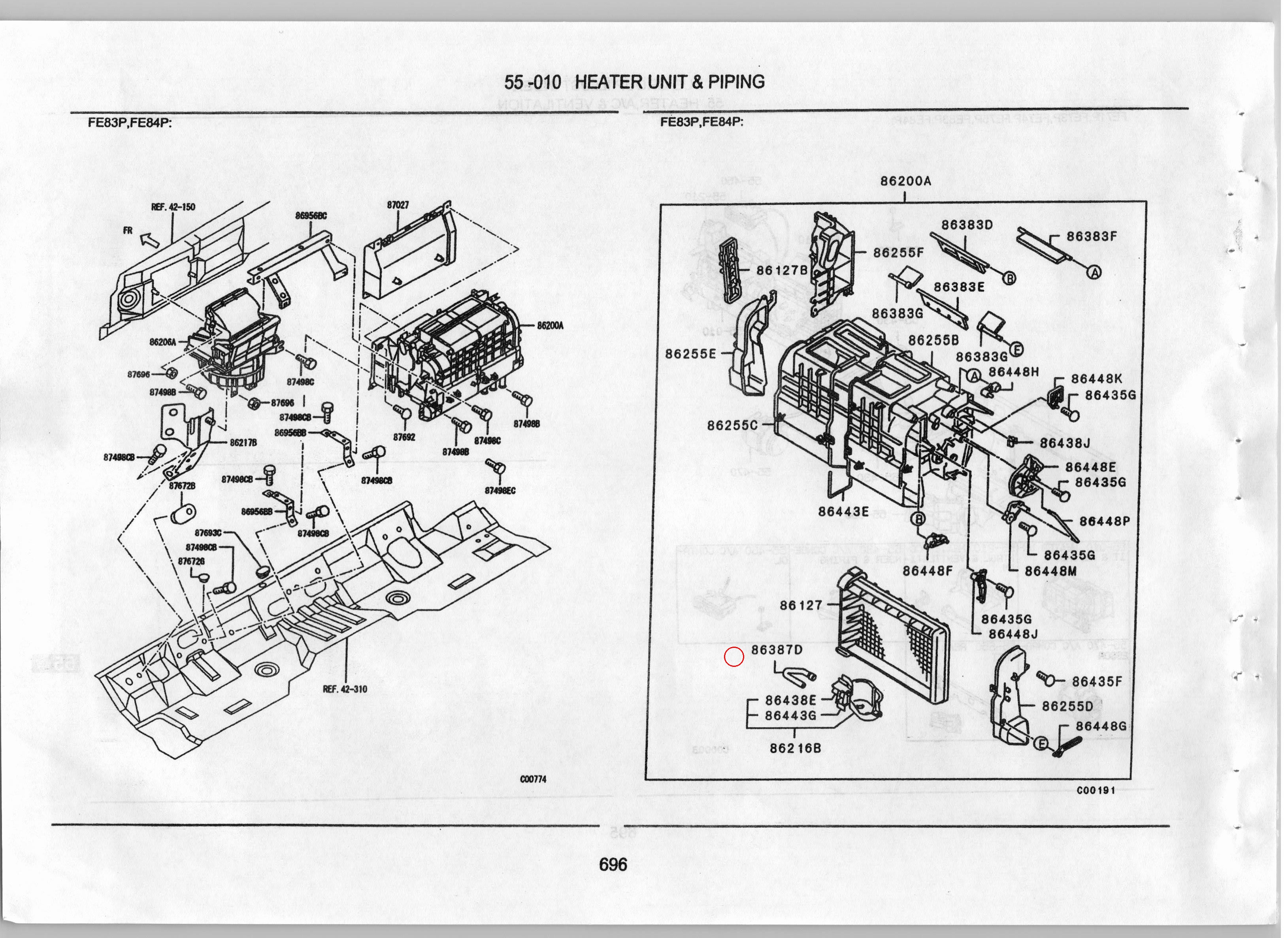 Diagram ME751259 CASE, HEATER - Mitsubishi