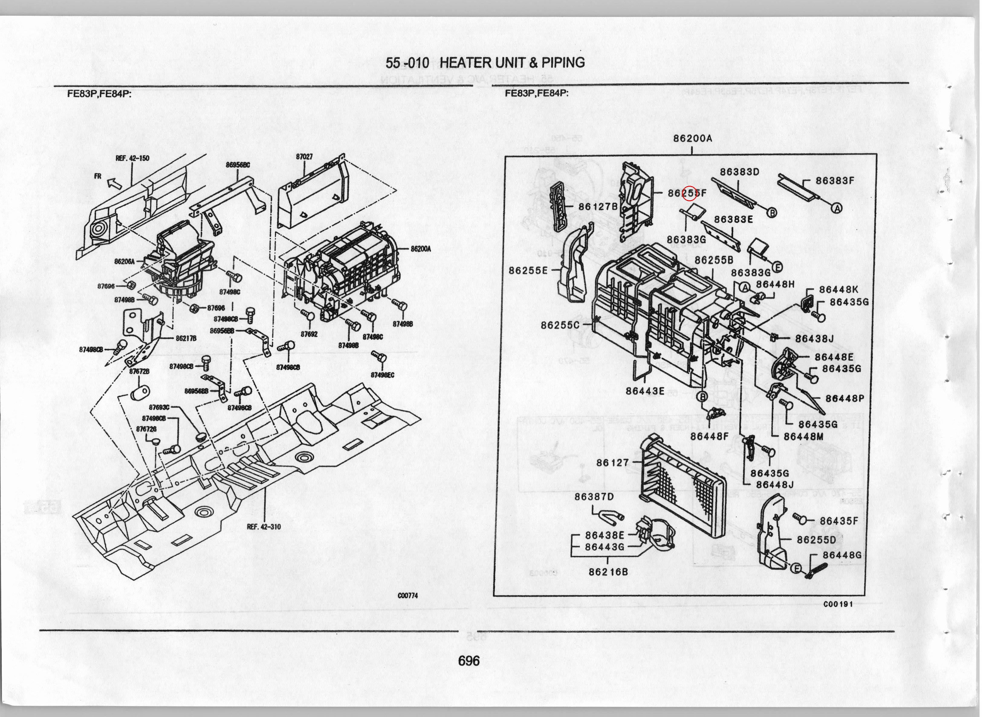 Diagram ME751261 CASE, HEATER - Mitsubishi