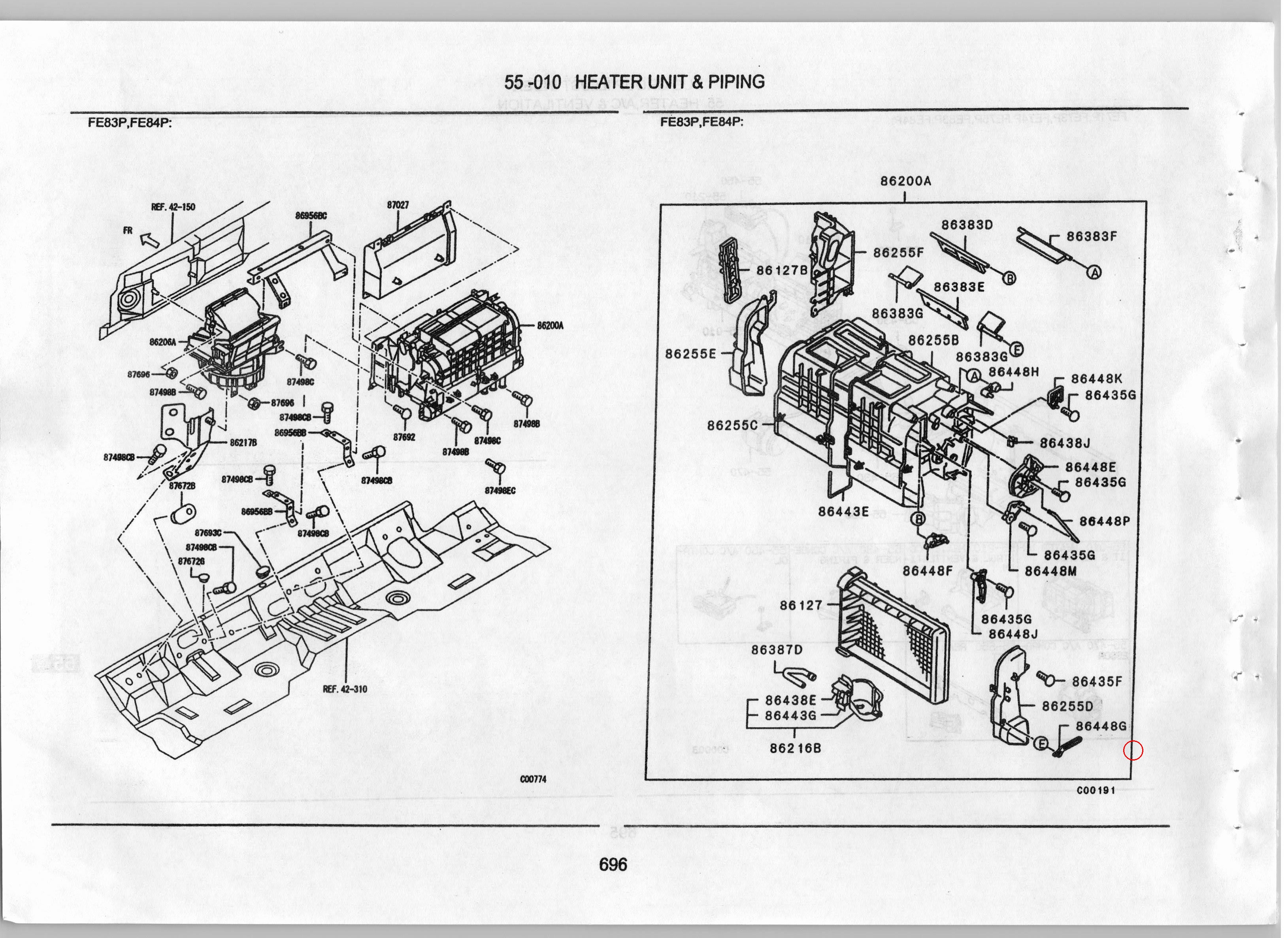 Diagram MB899699 SCREW, HEATER - Mitsubishi