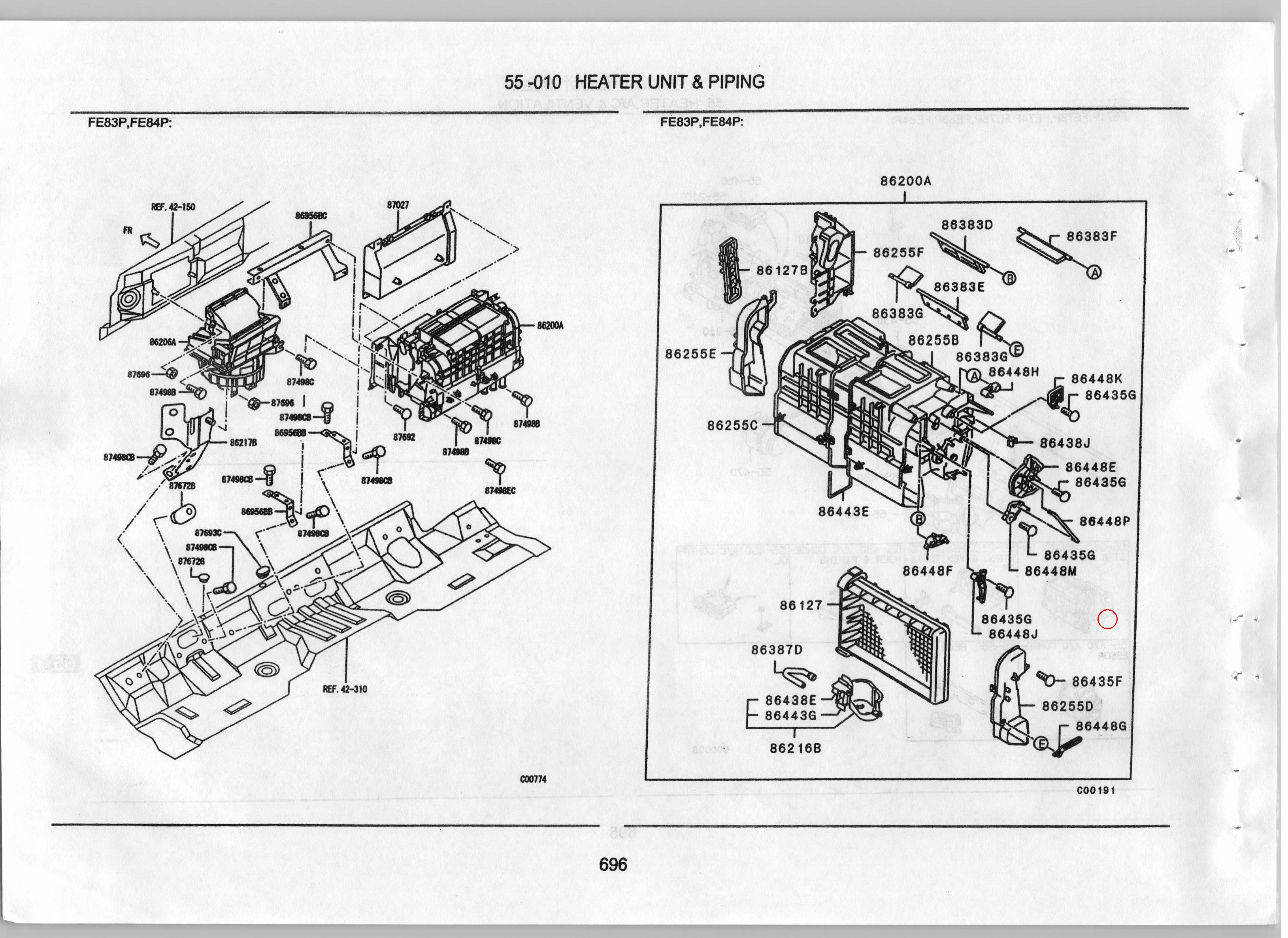Diagram ME751154 STAY,HEATER - Mitsubishi