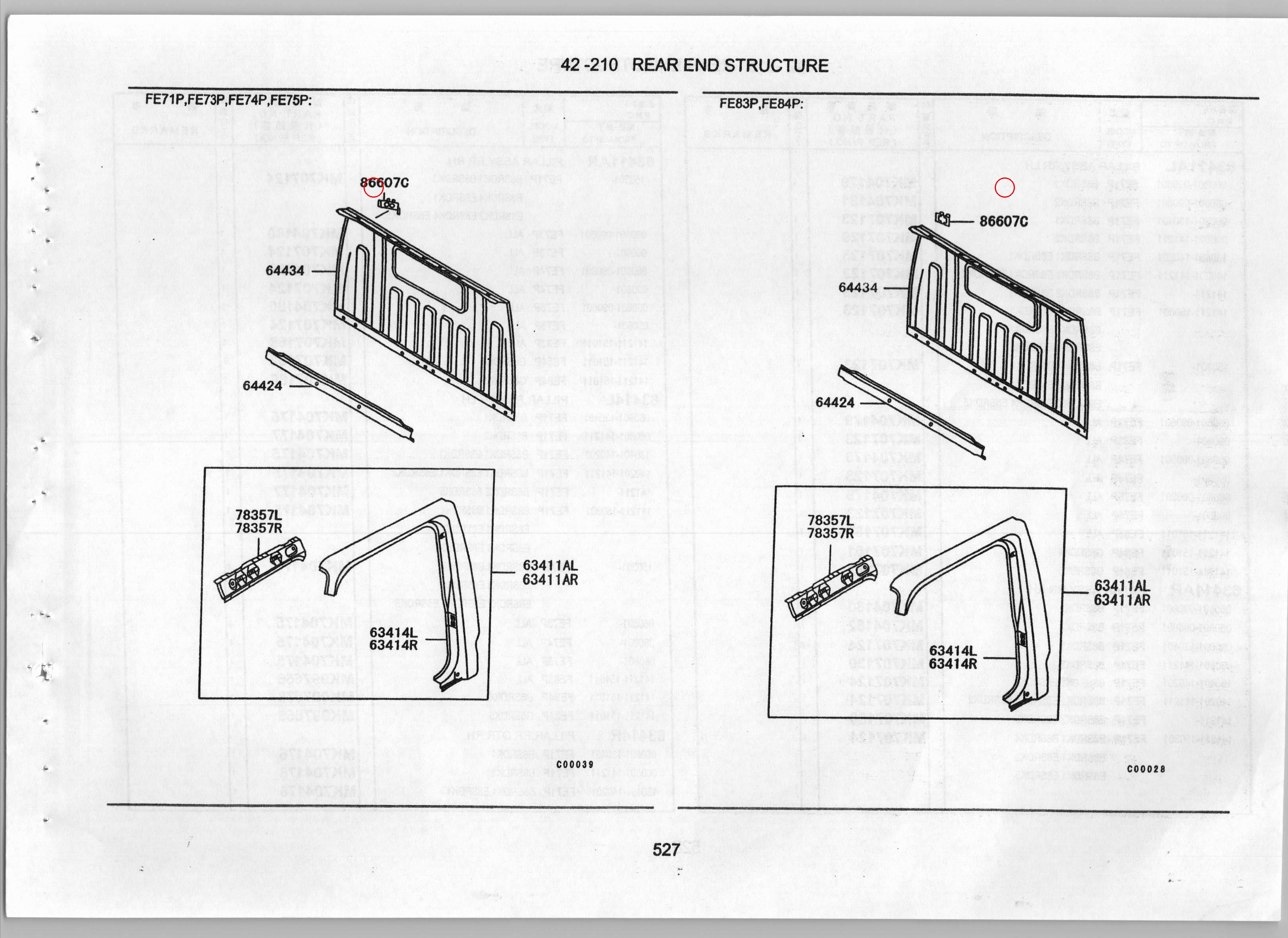 Diagram MK403584 BRACKET,RR SNORKEL - Mitsubishi