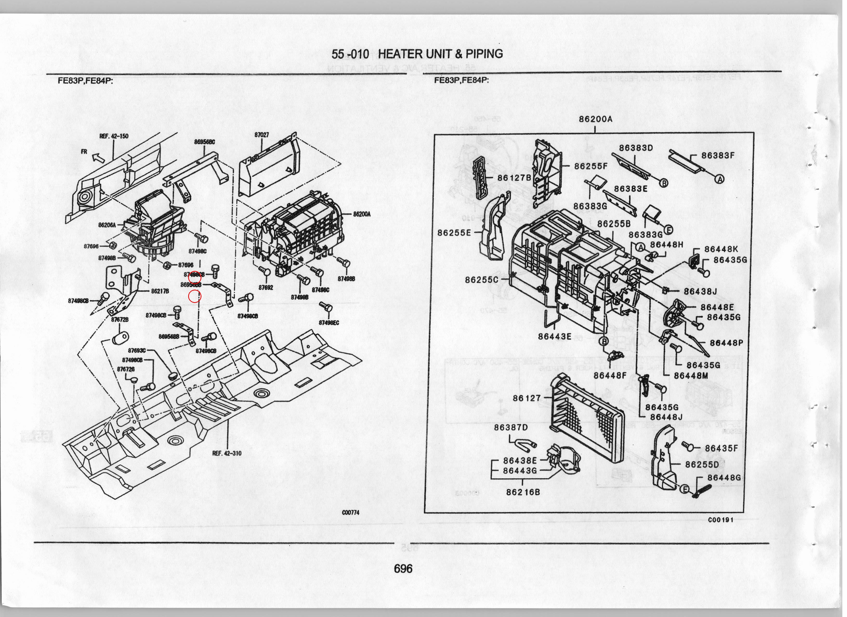 Diagram MK447977 GROMMET,A/C - Mitsubishi
