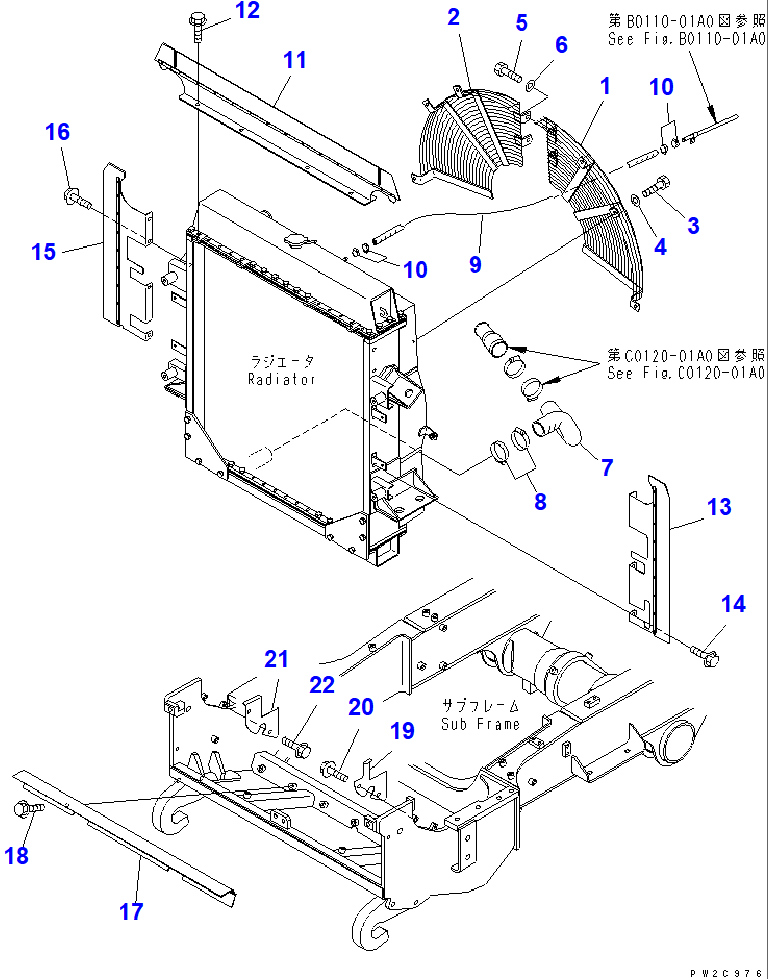 Diagram 04400-00414 RIVET - Komatsu