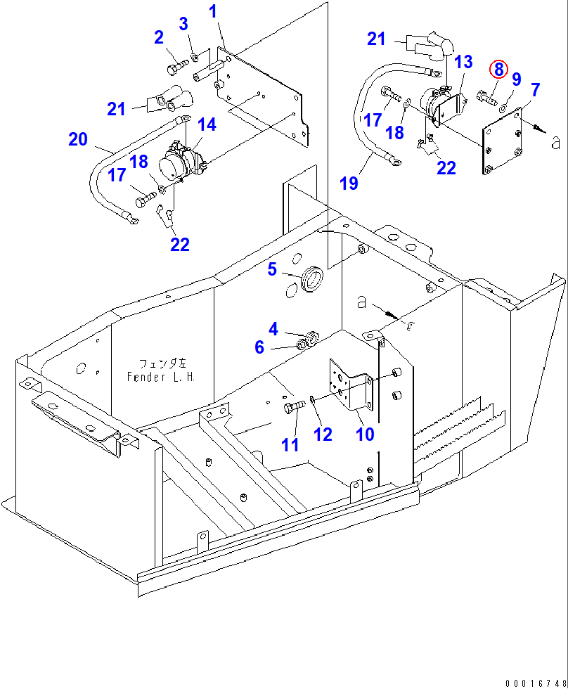Diagram 01010-81220 BOLT - Komatsu