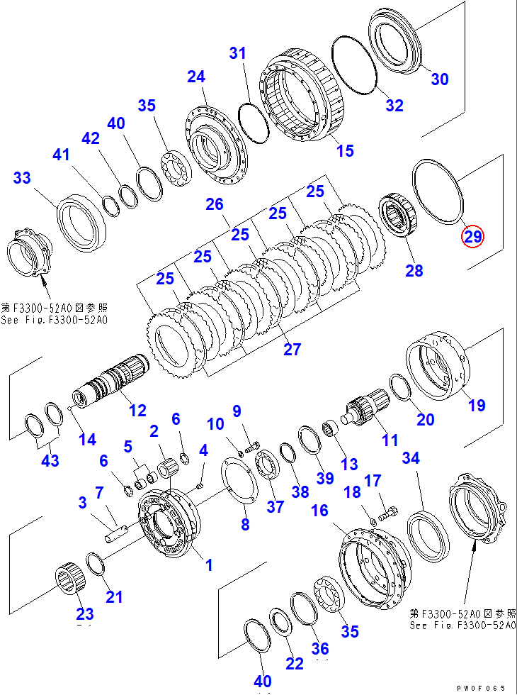 Diagram 04071-00270 RING - Komatsu